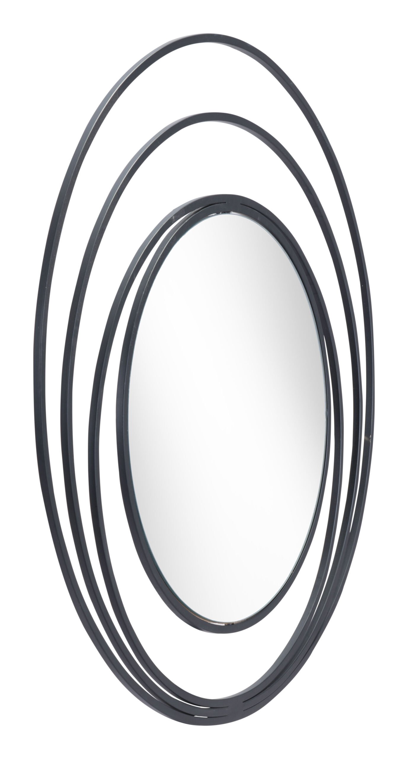 Luna Round Mirror Black - Image 4