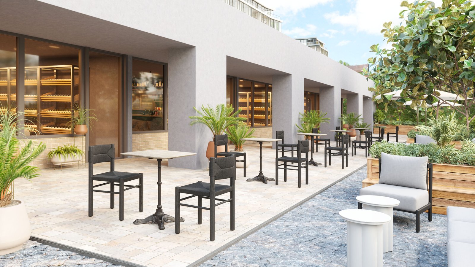 Alfresco Dining Table Gray - Image 2