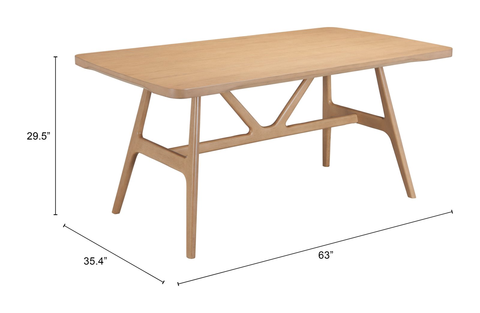 Rovina Dining Table Natural - Image 10