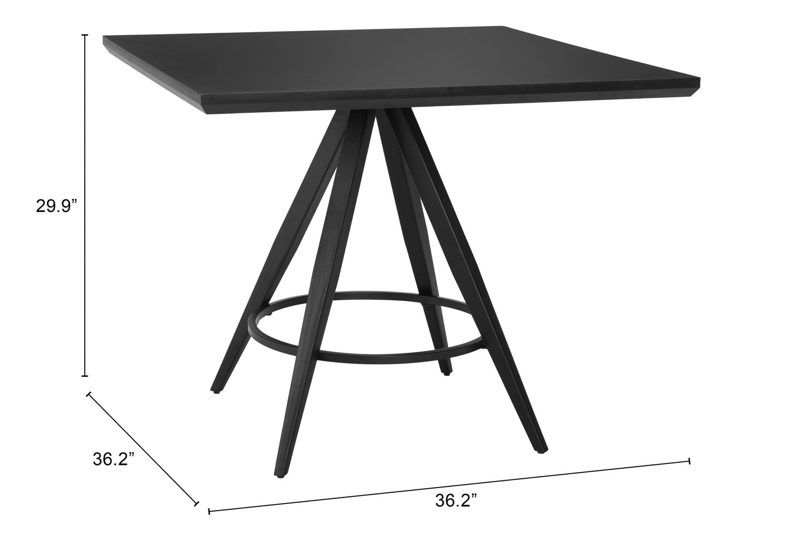 Tinos Dining Table Black - Image 7