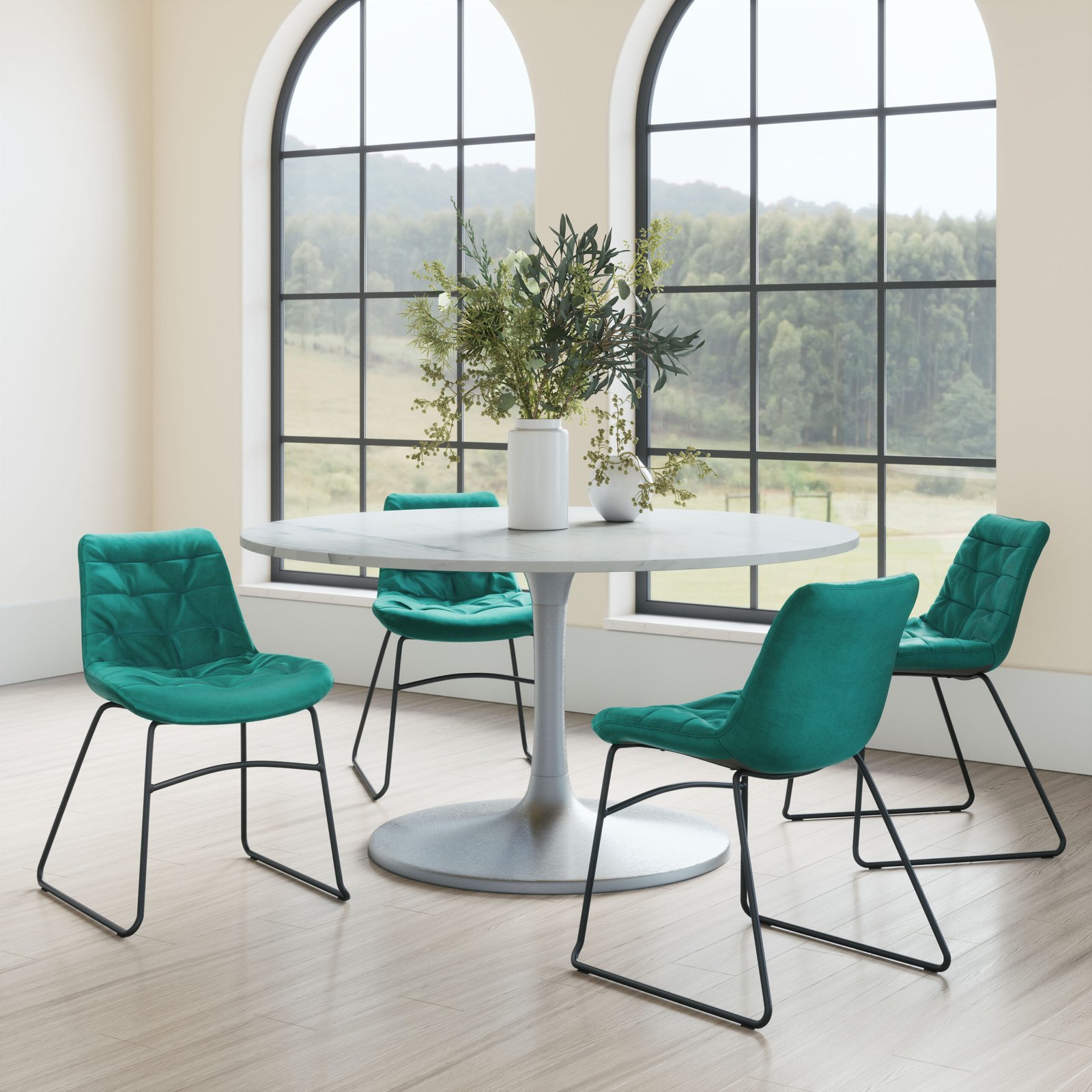 Tammy Dining Chair (Set of 2) Green - Image 2