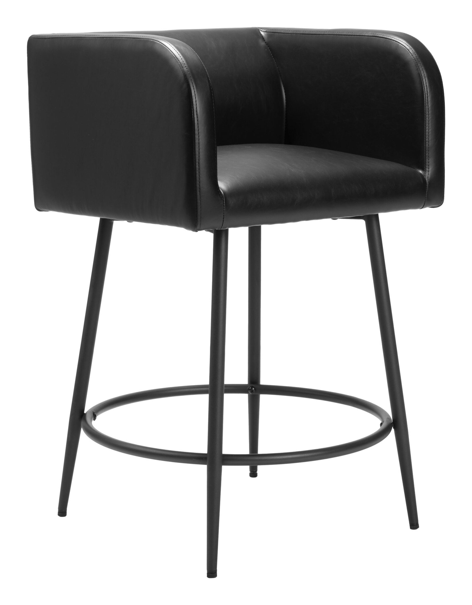 Horbat Counter Stool (Set of 2) Black - Image 6