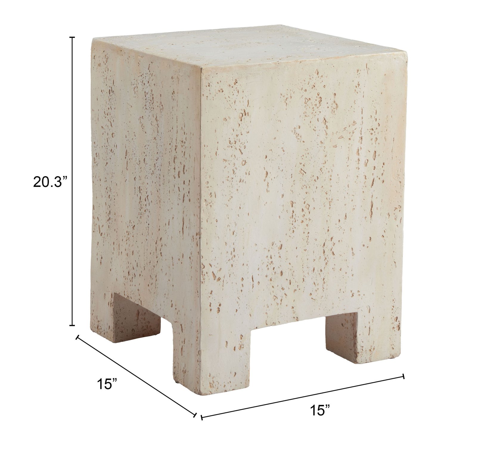 Kitara Side Table Beige - Image 6