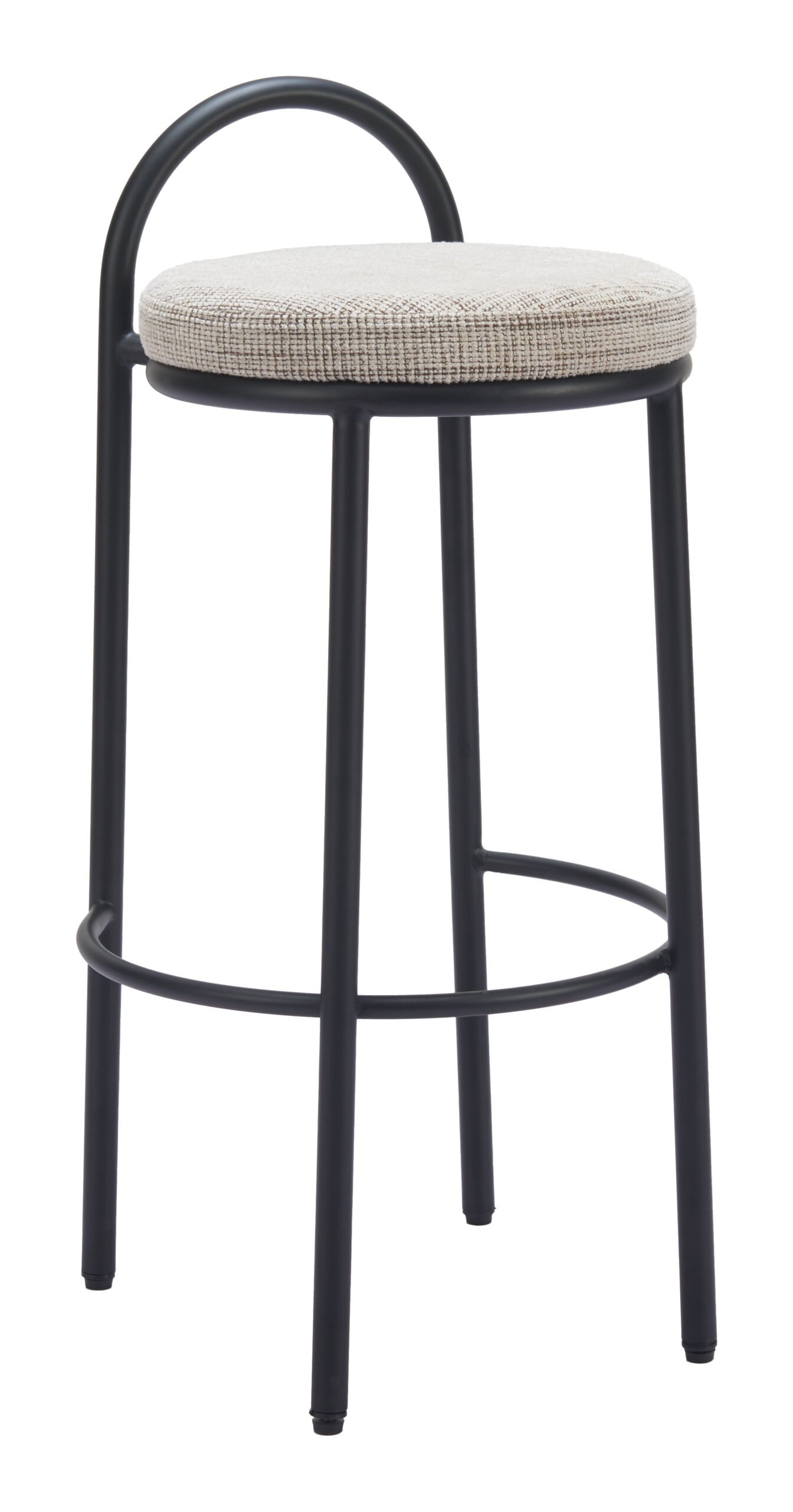 Sisal Barstool (Set of 2) Beige Tweed - Image 7