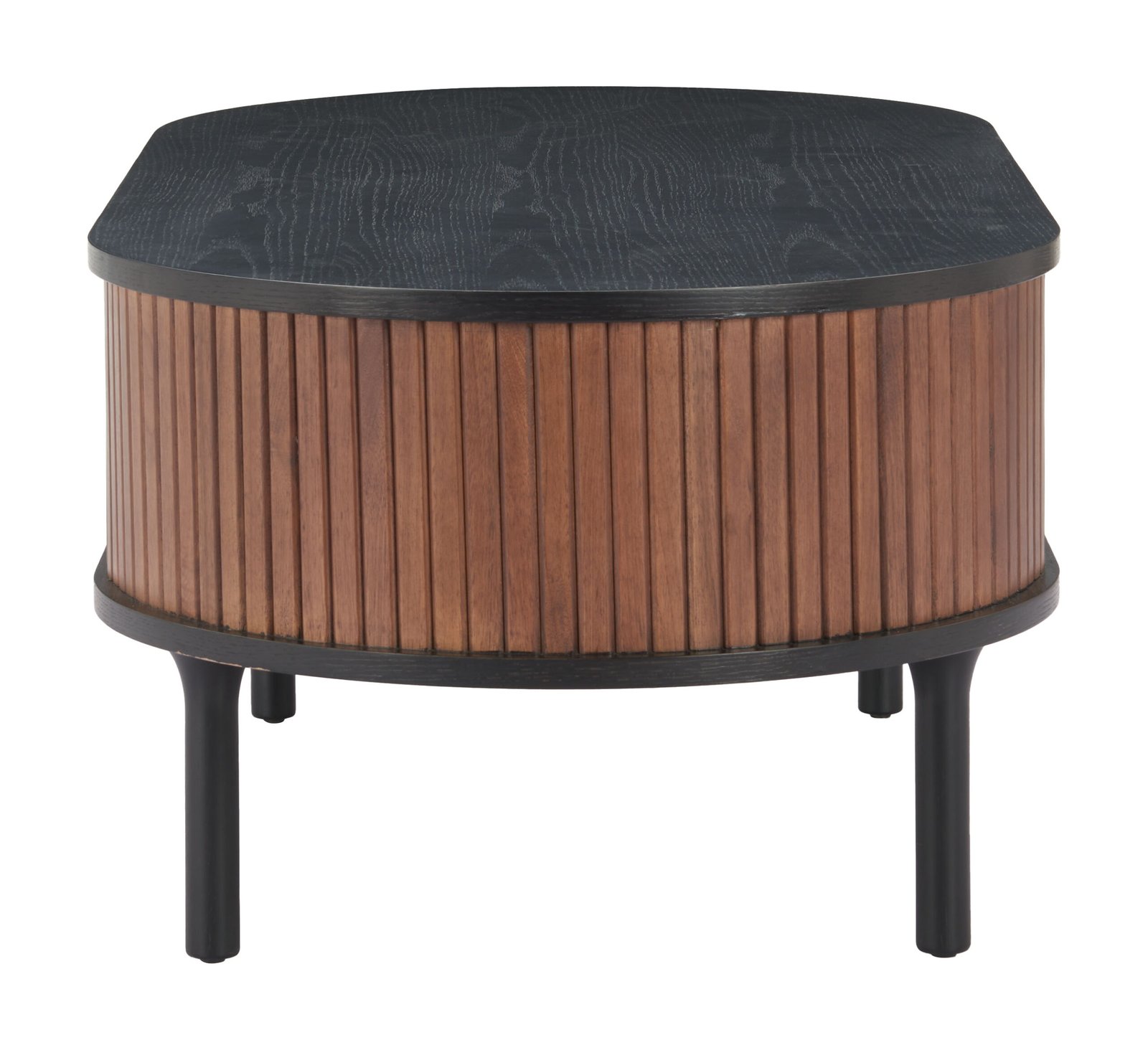 Koriana Coffee Table Black & Walnut - Image 2
