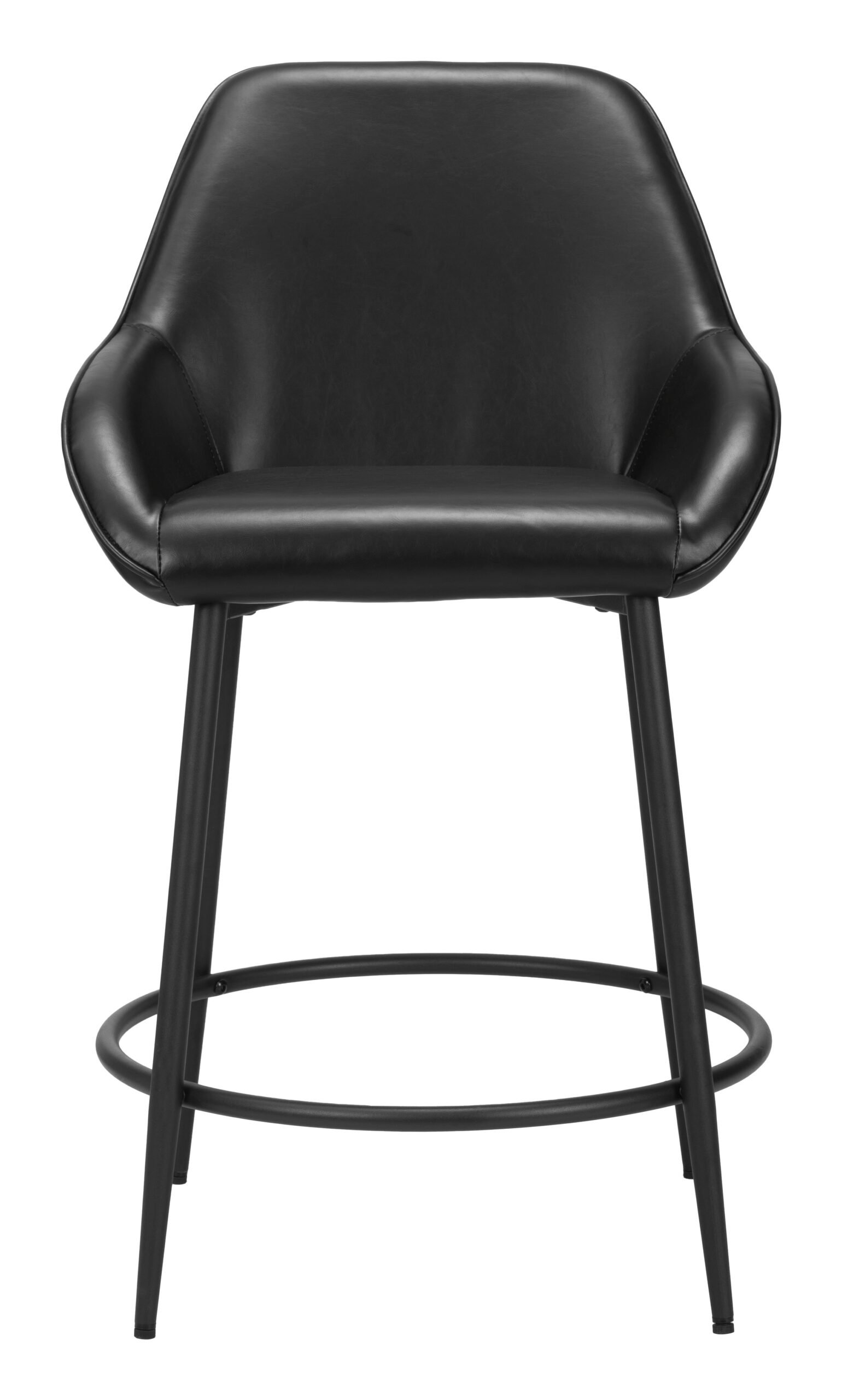 Vila Counter Stool (Set of 2) Black - Image 3