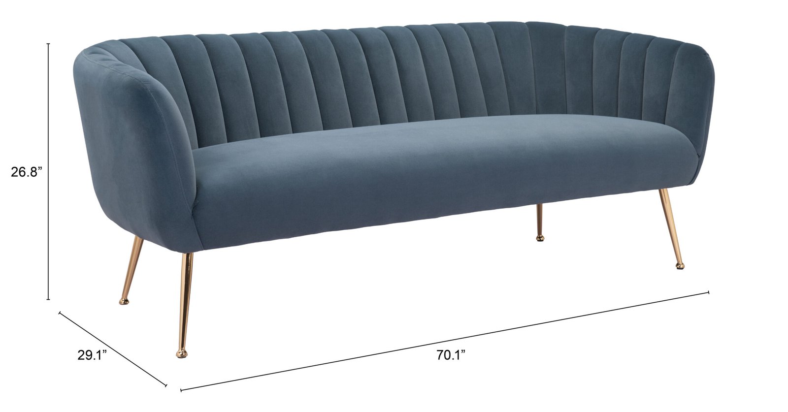 Deco Sofa Gray - Image 11
