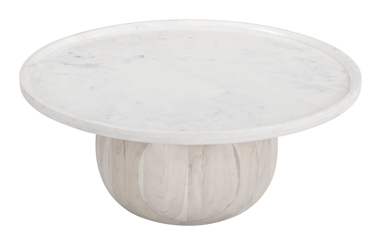 Savona Coffee Table White & Whitewashed - Image 3