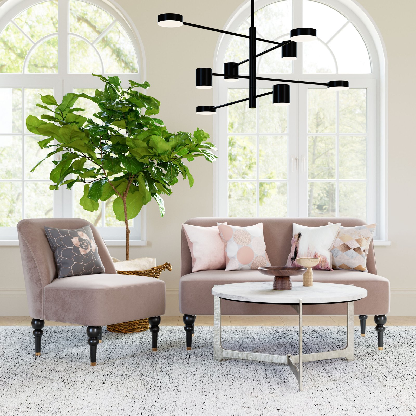 Bintulu Loveseat Taupe - Image 2