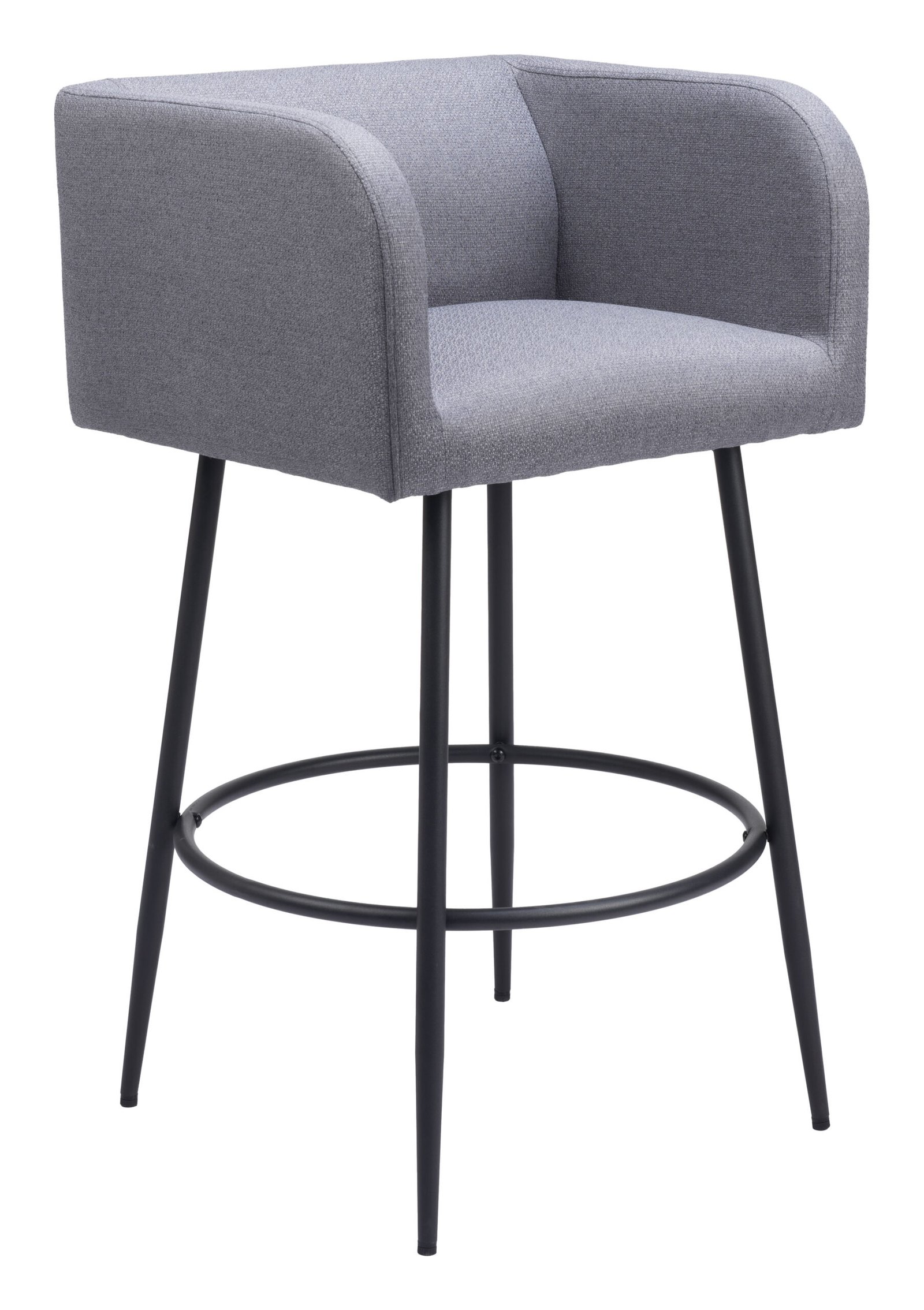 Horbat Barstool (Set of 2) Gray - Image 8