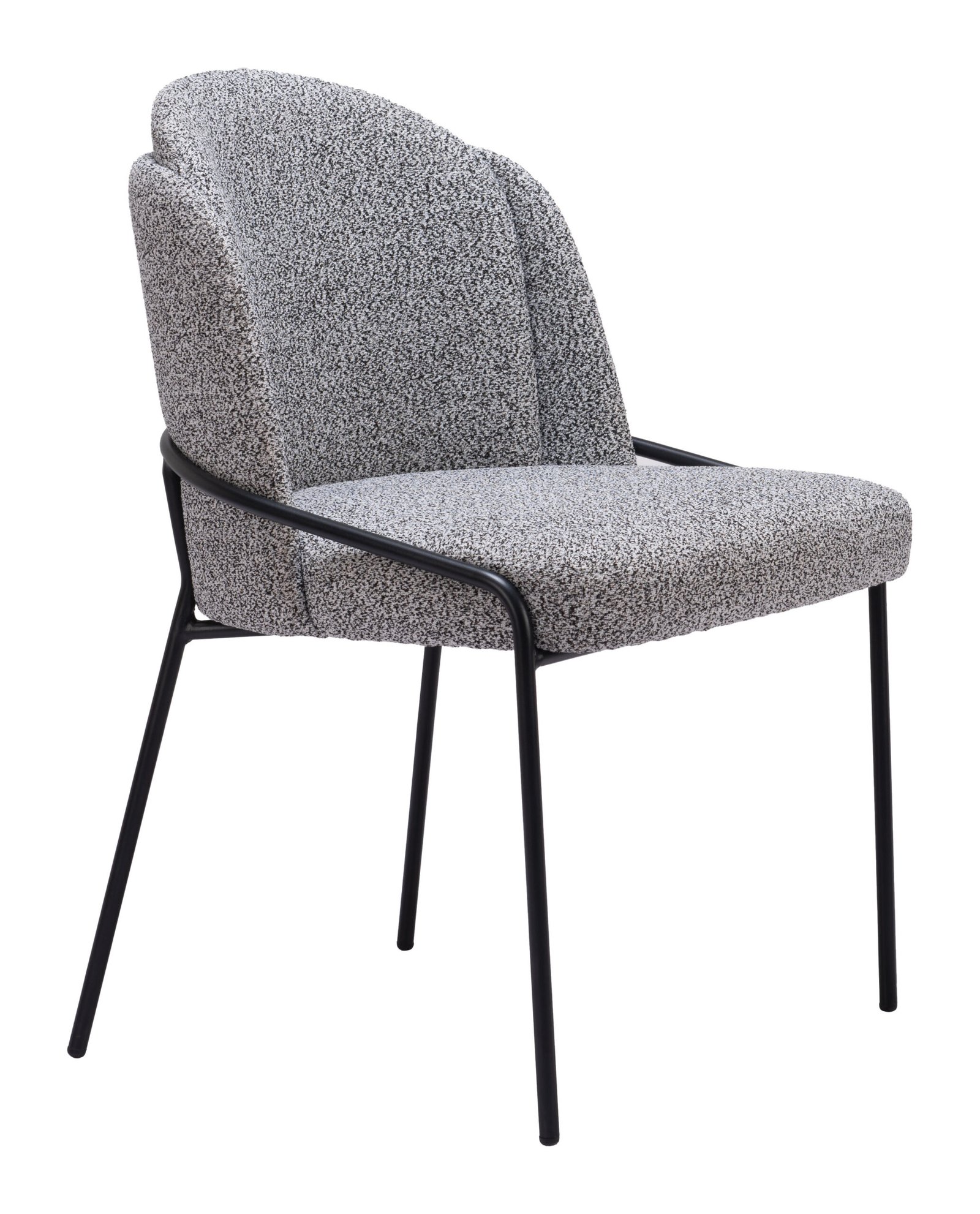 Jambi Dining Chair (Set of 2) Black & White - Image 6