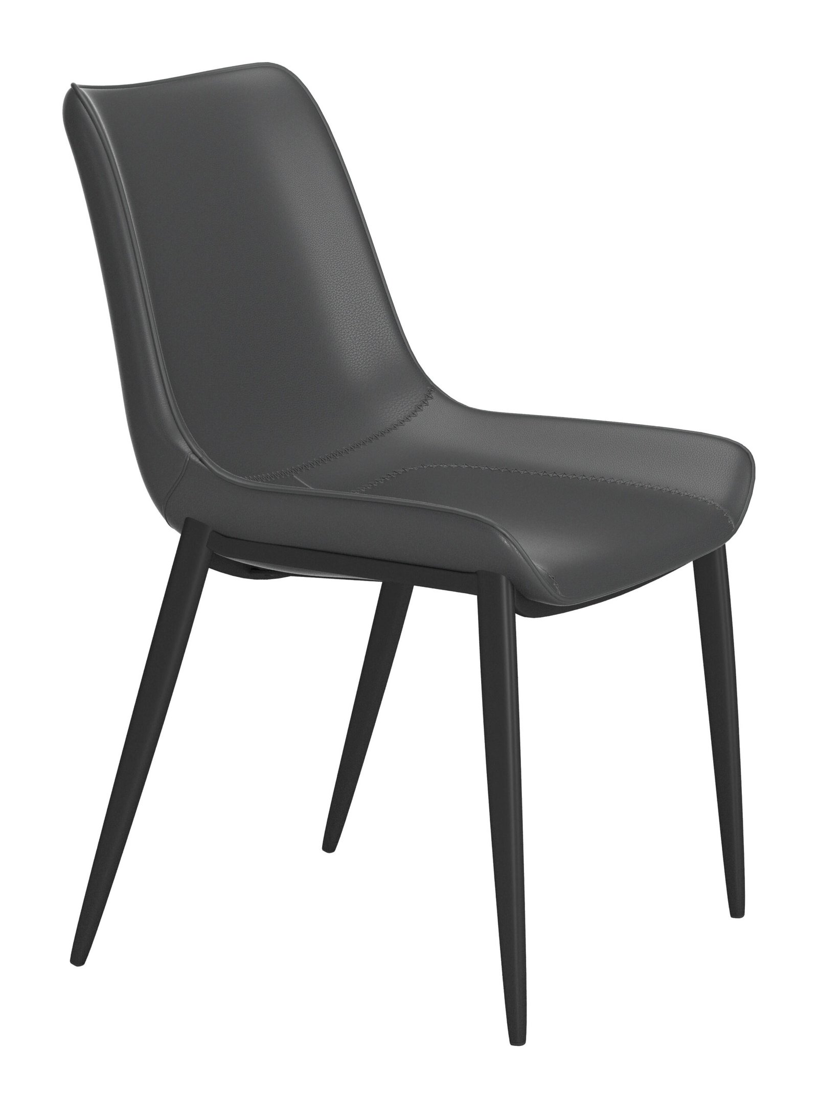 Magnus Dining Chair (Set of 2) Black - Image 4
