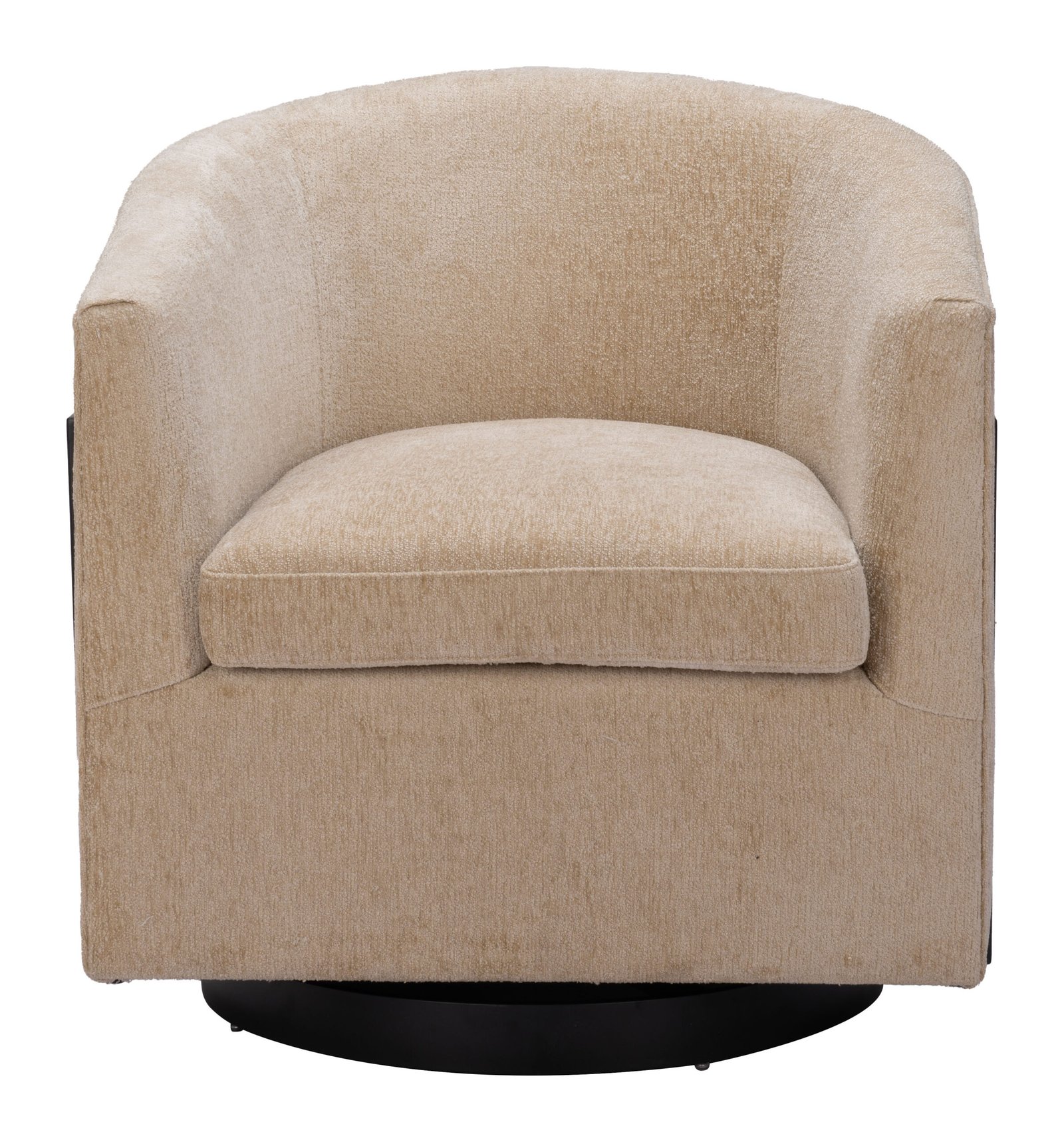 Hanko Swivel Chair Golden Beige - Image 3