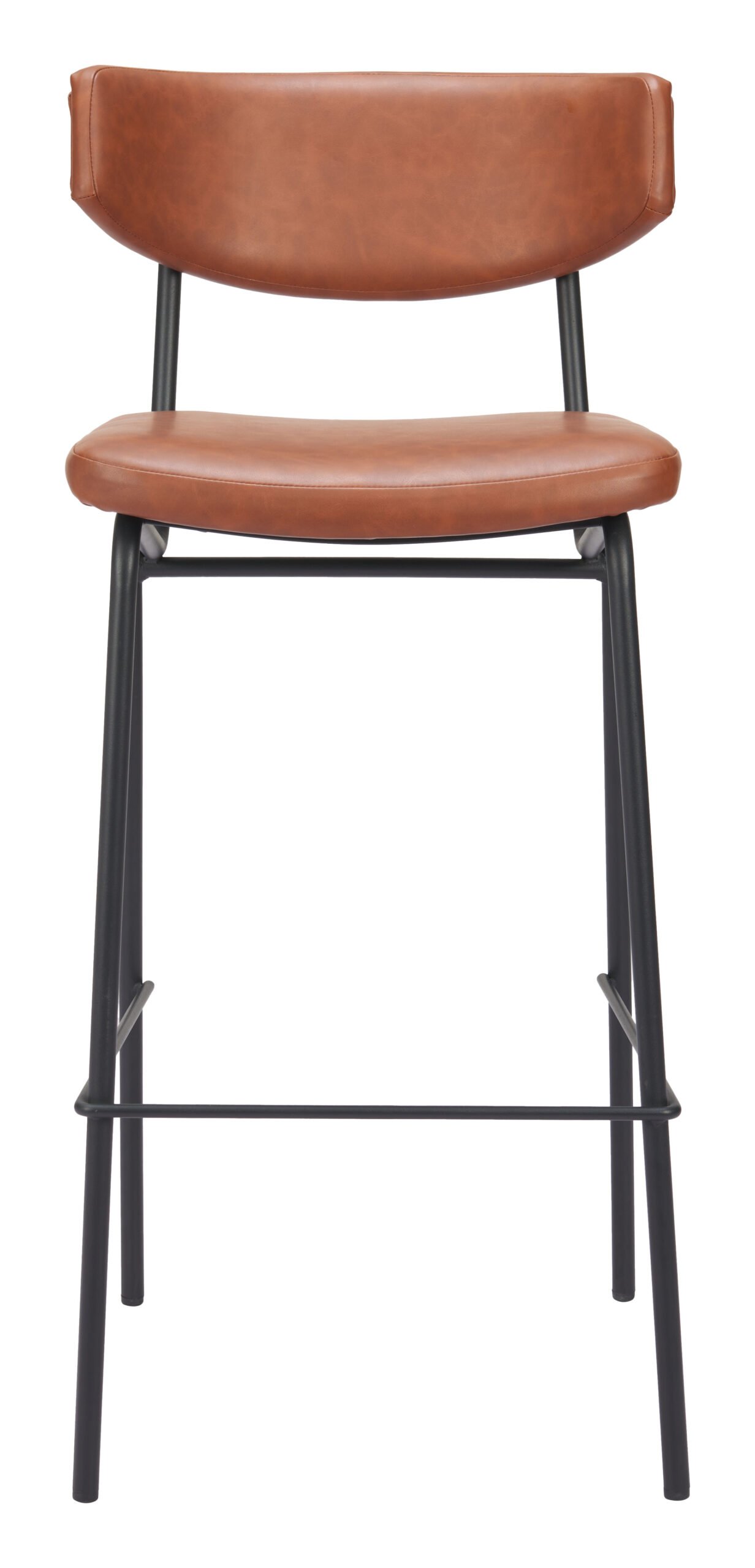 Charon Barstool (Set of 2) Vintage Brown - Image 4