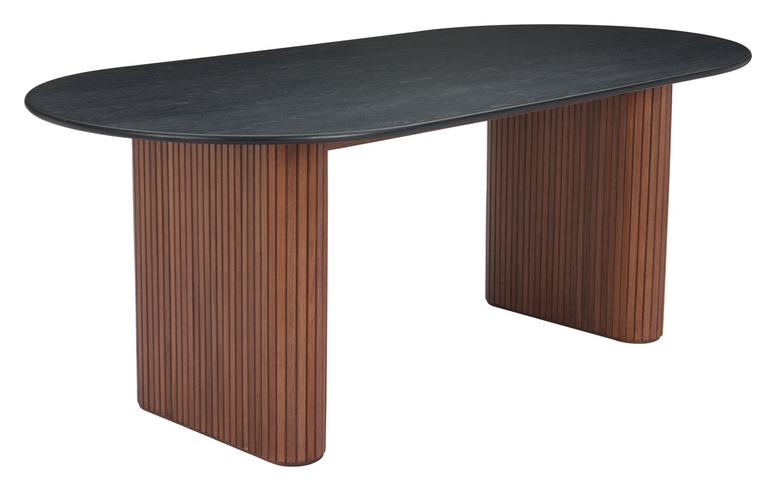 Lassig Dining Table Black & Walnut - Image 4