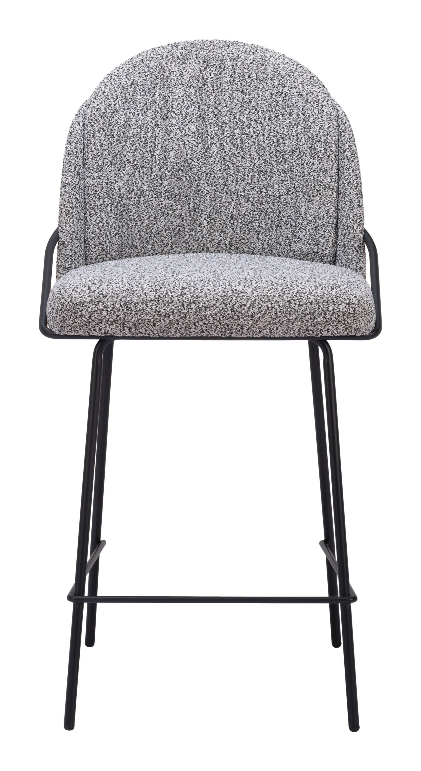 Jambi Counter Stool (Set of 2) Black & White - Image 3