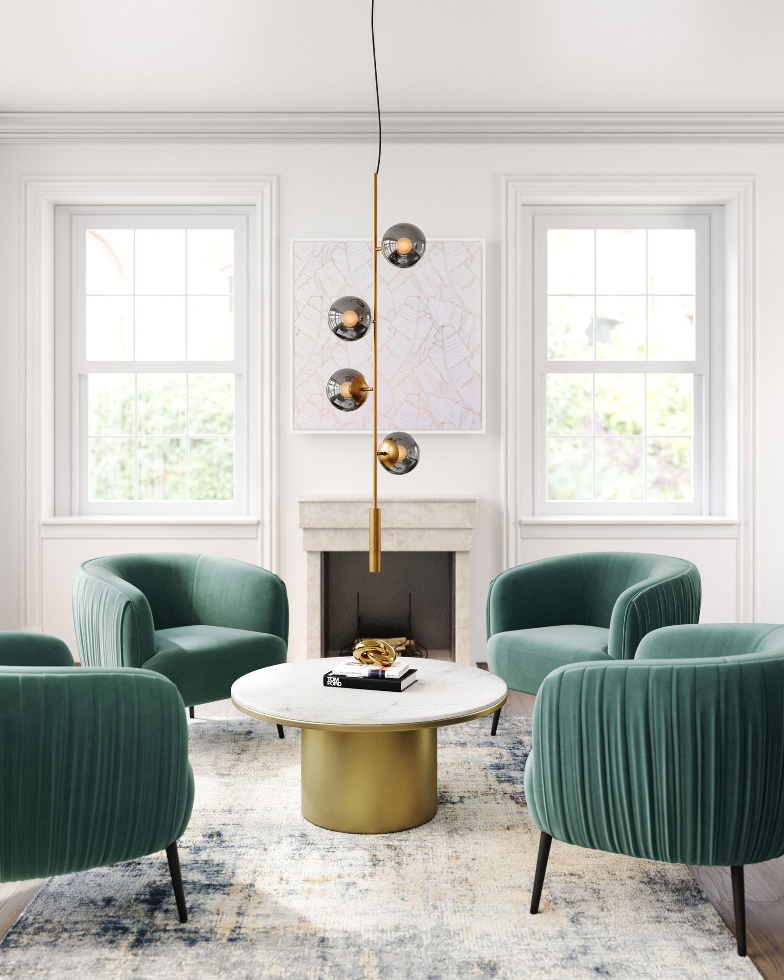 Zatara Ceiling Lamp Brass - Image 2