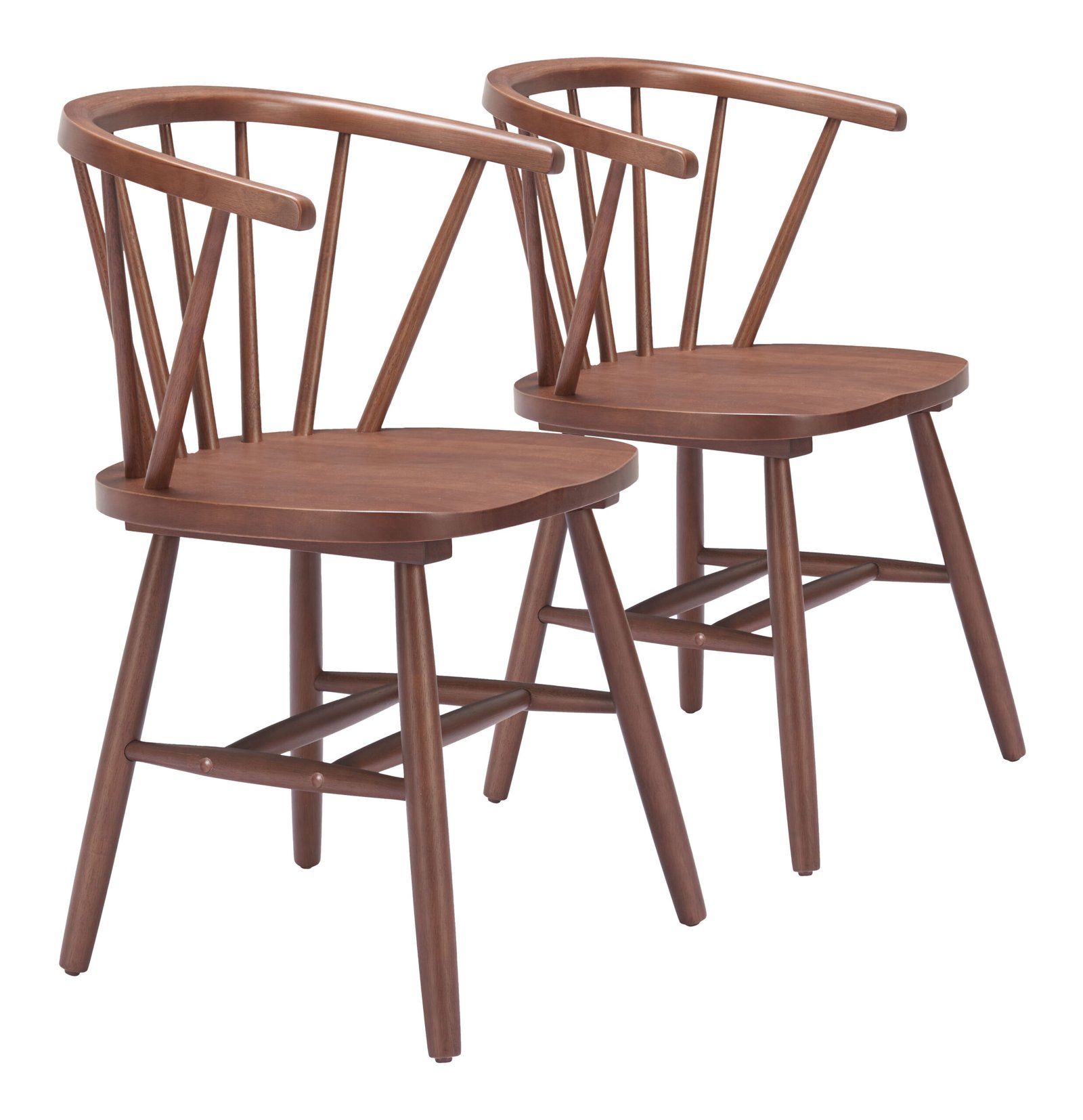 Stenger Dining Chair (Set of 2) Walnut - Image 9