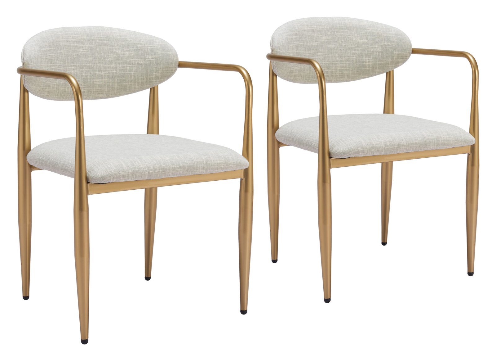 Zens Dining Chair (Set of 2) Quill Gray - Image 11