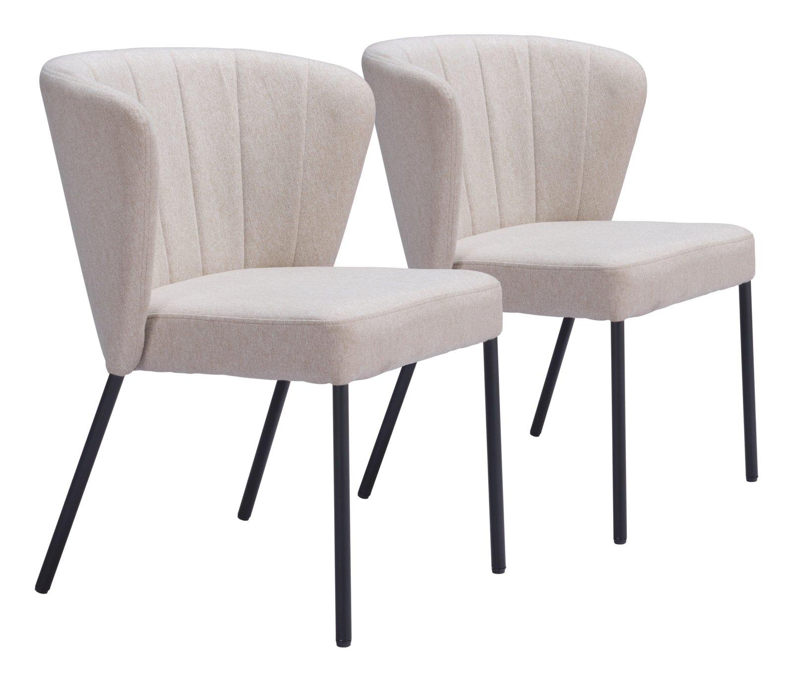 Aimee Dining Chair (Set of 2) Beige - Image 13