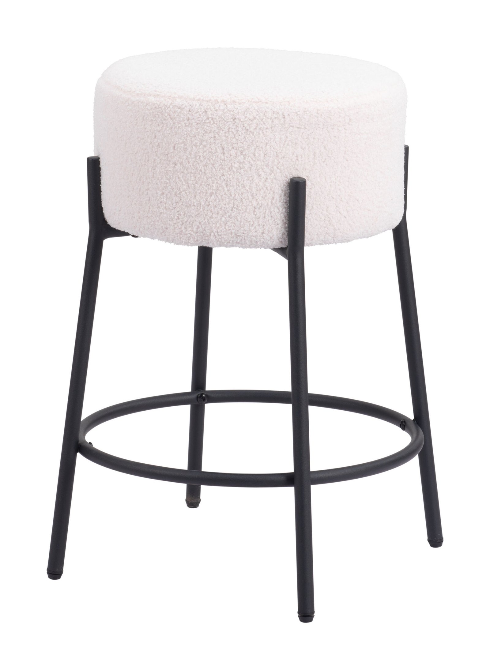 Blanche Counter Stool (Set of 2) Ivory - Image 2