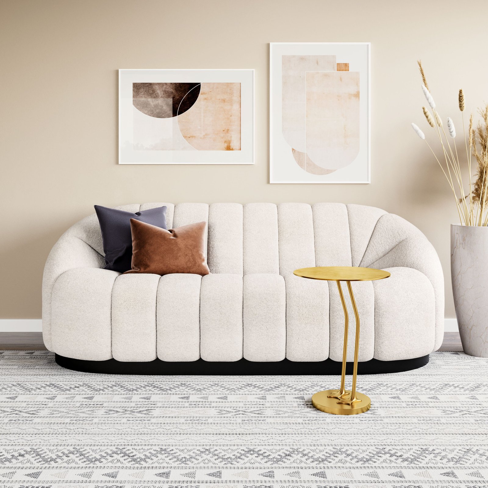 Bhutan Sofa Cream - Image 2
