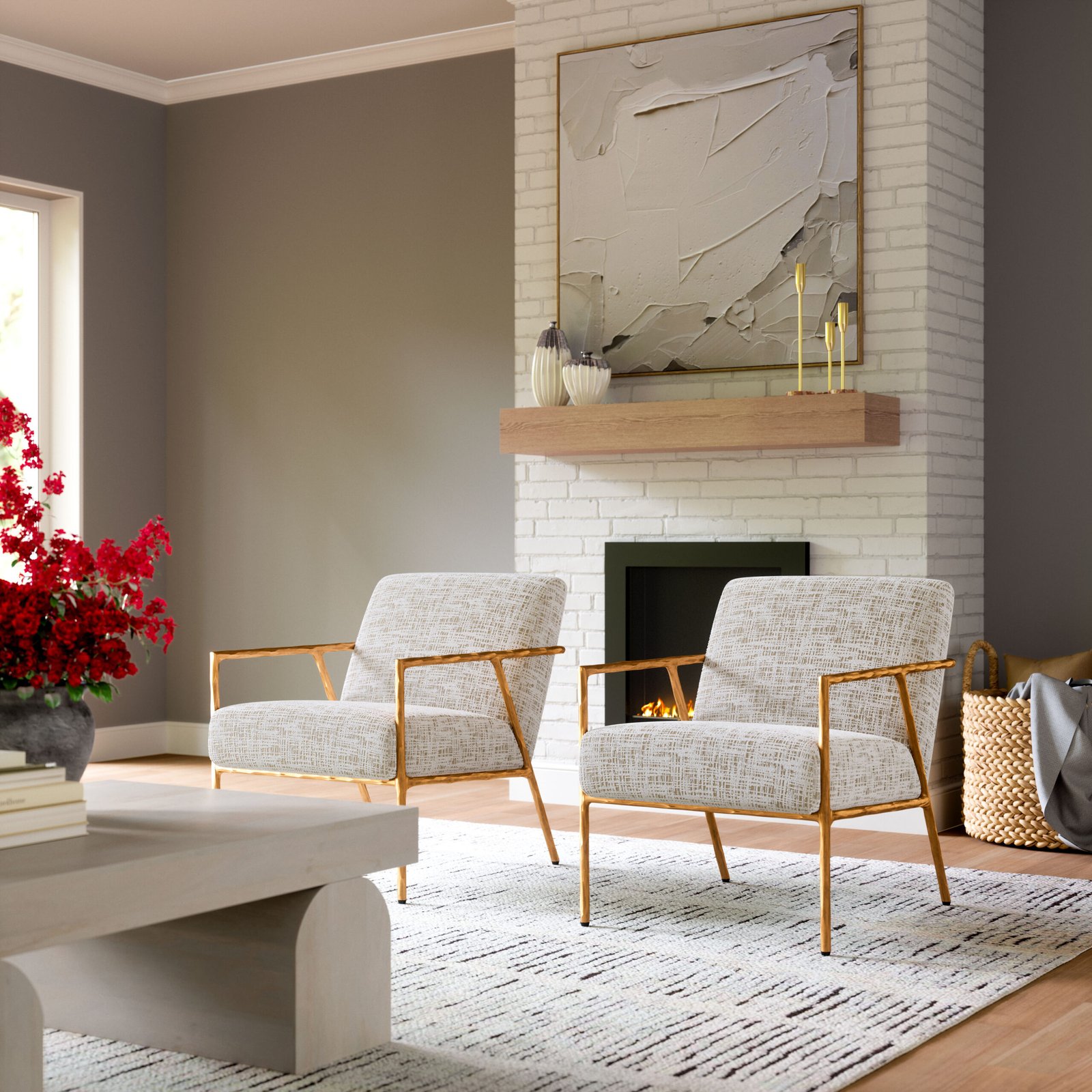 Norrebro Accent Chair Beige Frost - Image 2