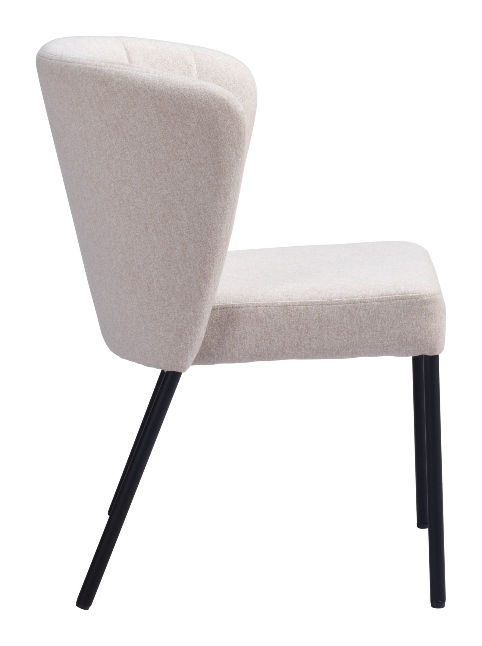 Aimee Dining Chair (Set of 2) Beige - Image 4