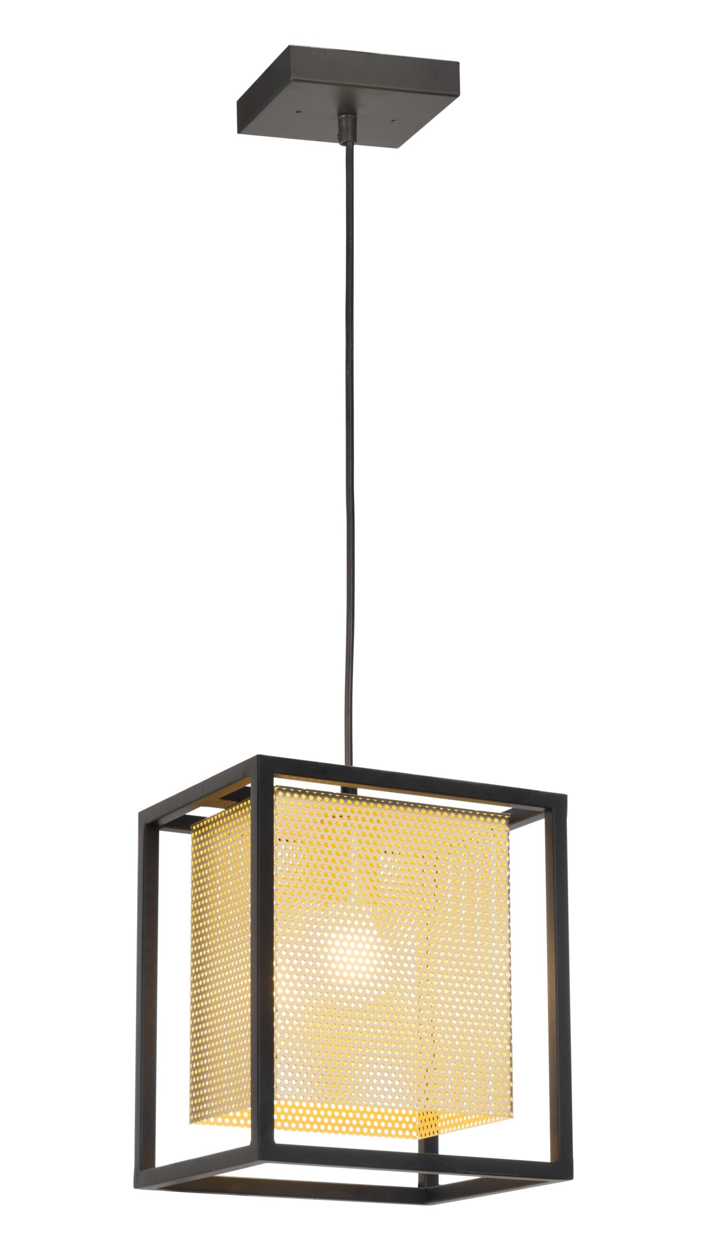 Yves Ceiling Lamp Gold & Black - Image 7