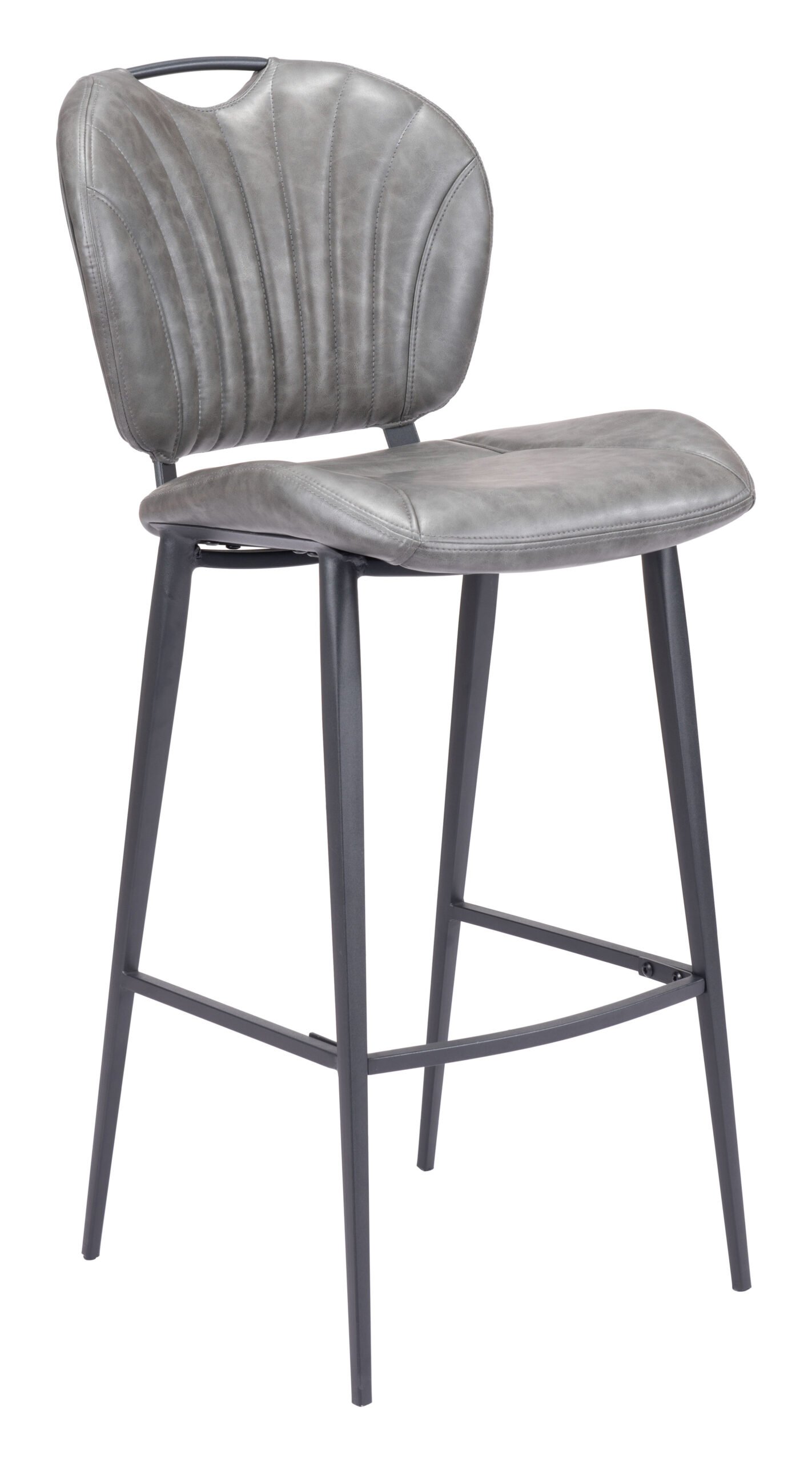 Terrence Barstool Vintage Gray - Image 2