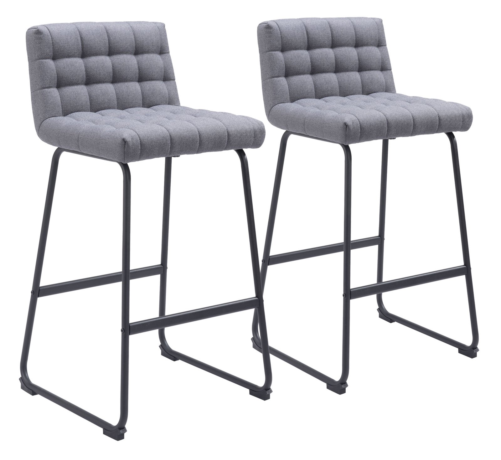 Pago Barstool (Set of 2) Gray - Image 13