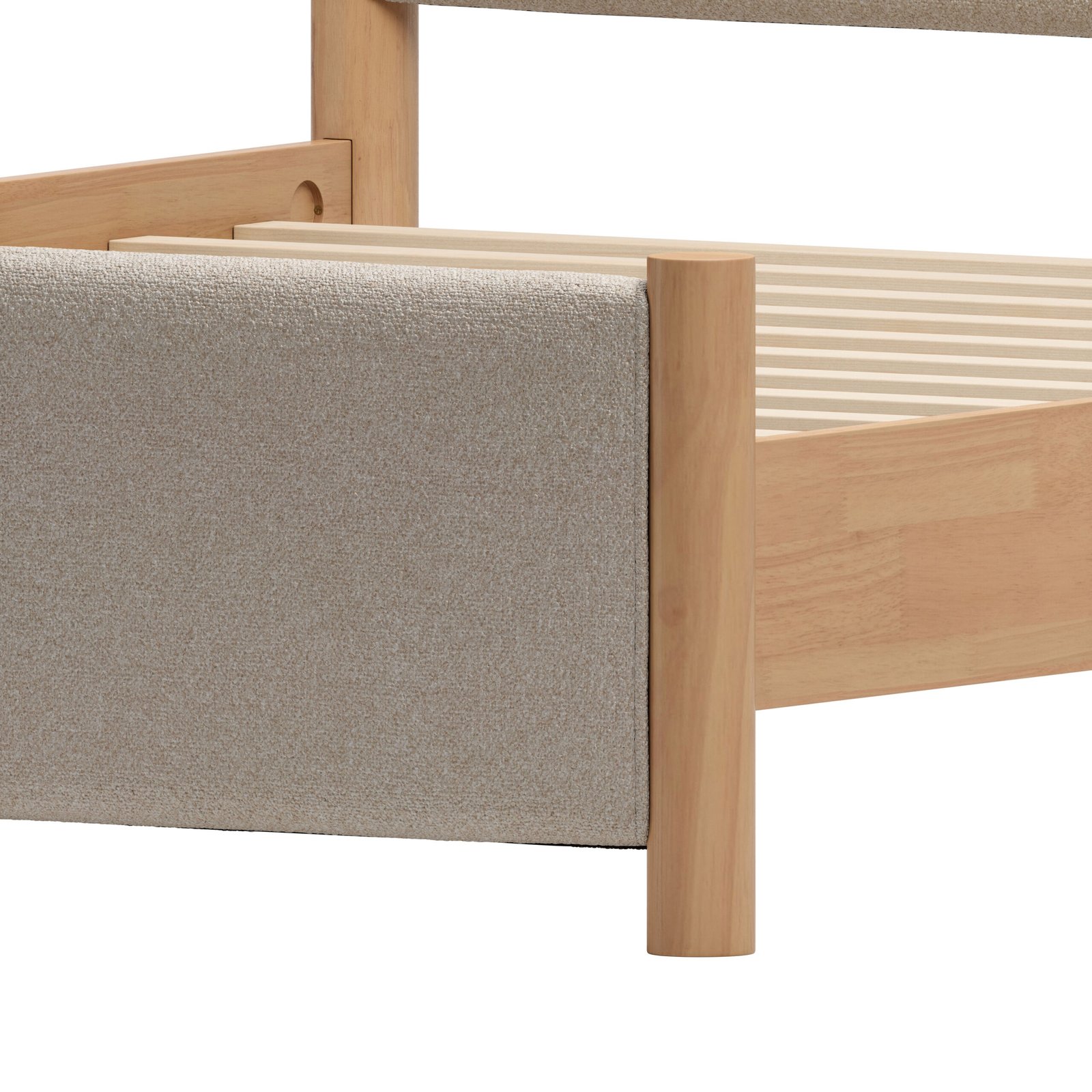 Hadi King Bed Beige & Natural - Image 6