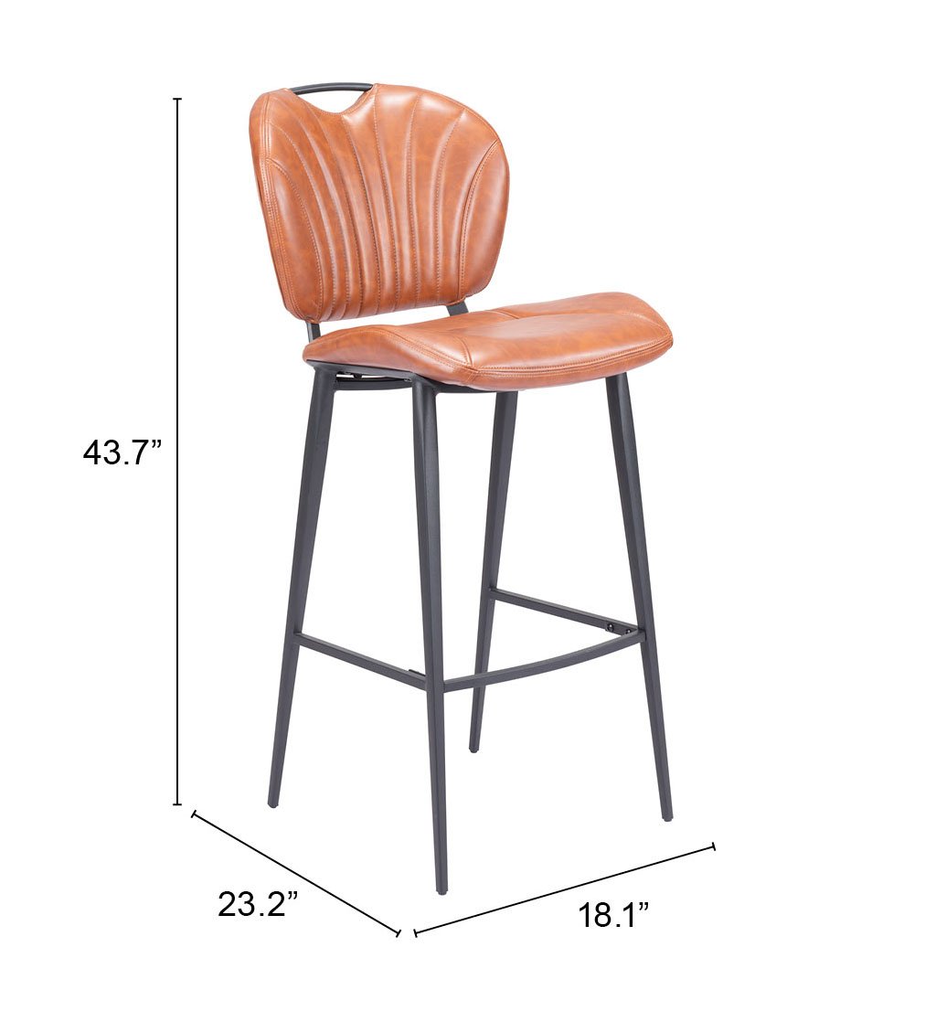 Terrence Barstool Vintage Brown - Image 12