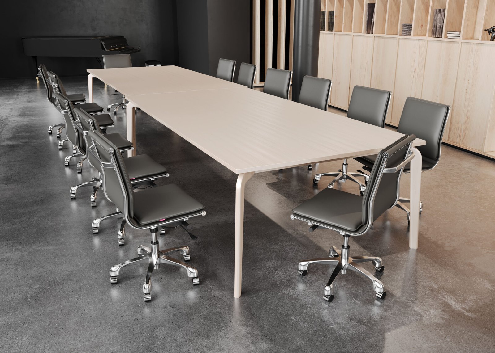 Lider Plus Armless Office Chair Gray - Image 2