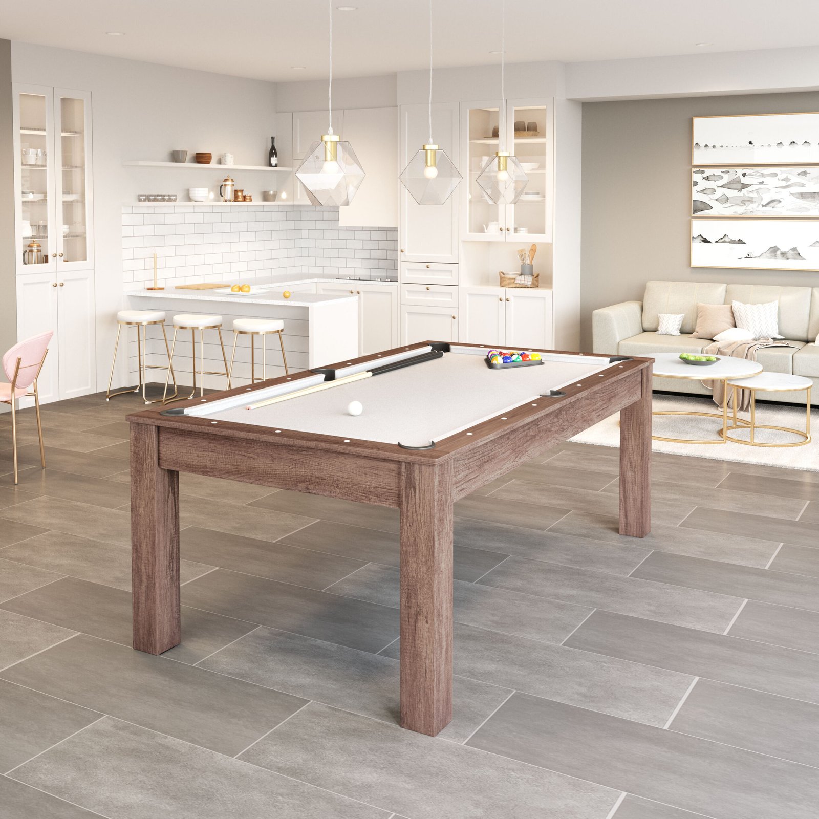 Bonker 3 in 1 Table Brown - Image 3