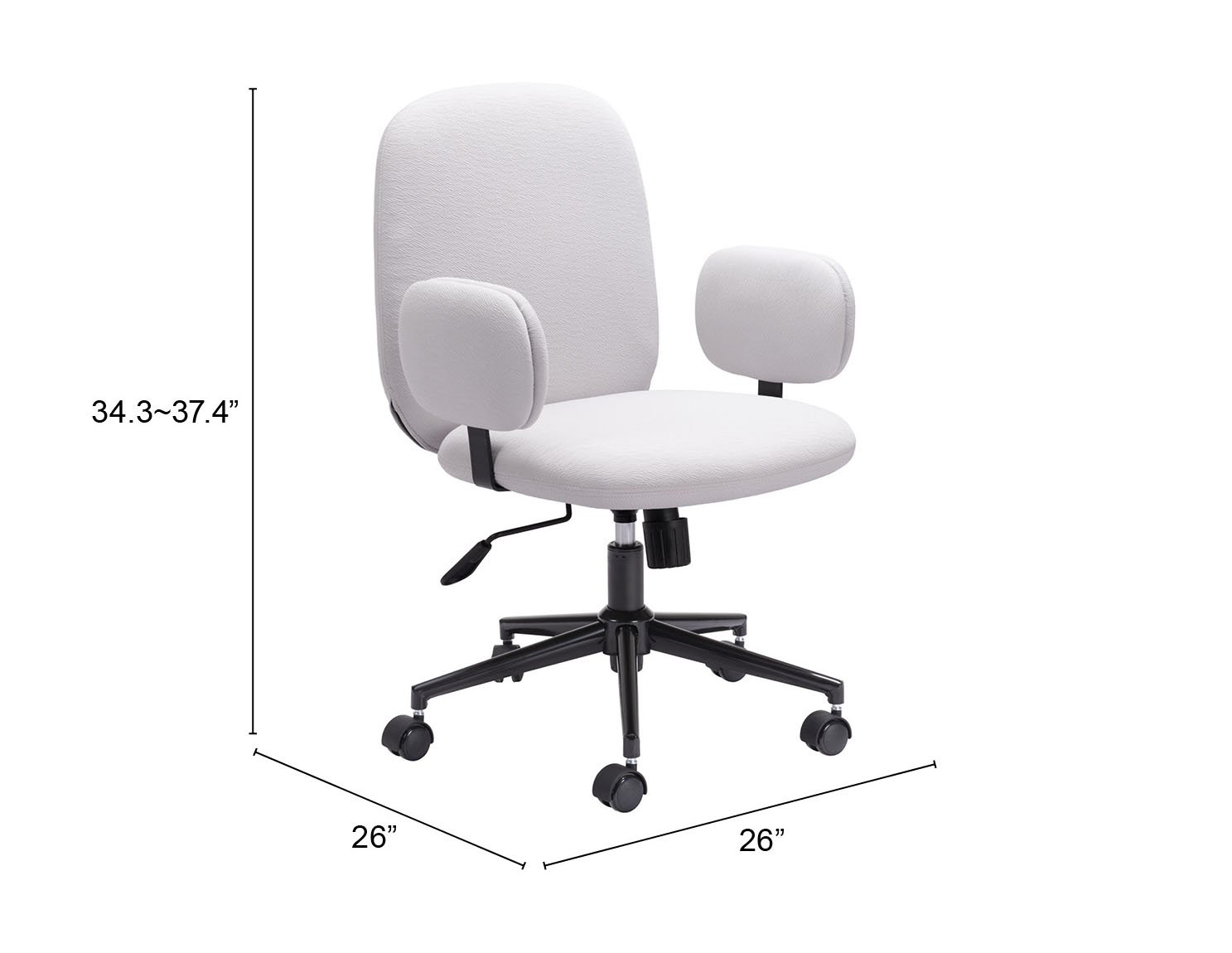 Lionel Office Chair Beige - Image 12