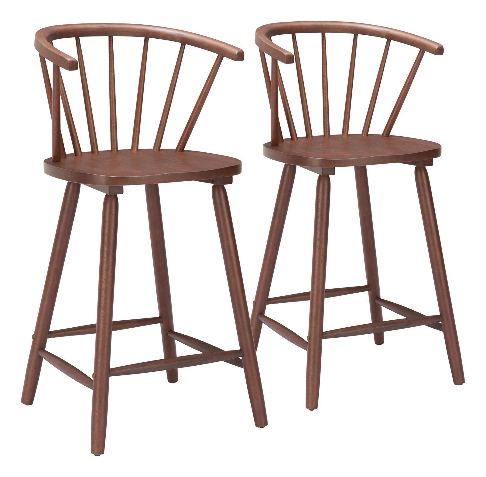 Stenger Counter Stool (Set of 2) Walnut - Image 9