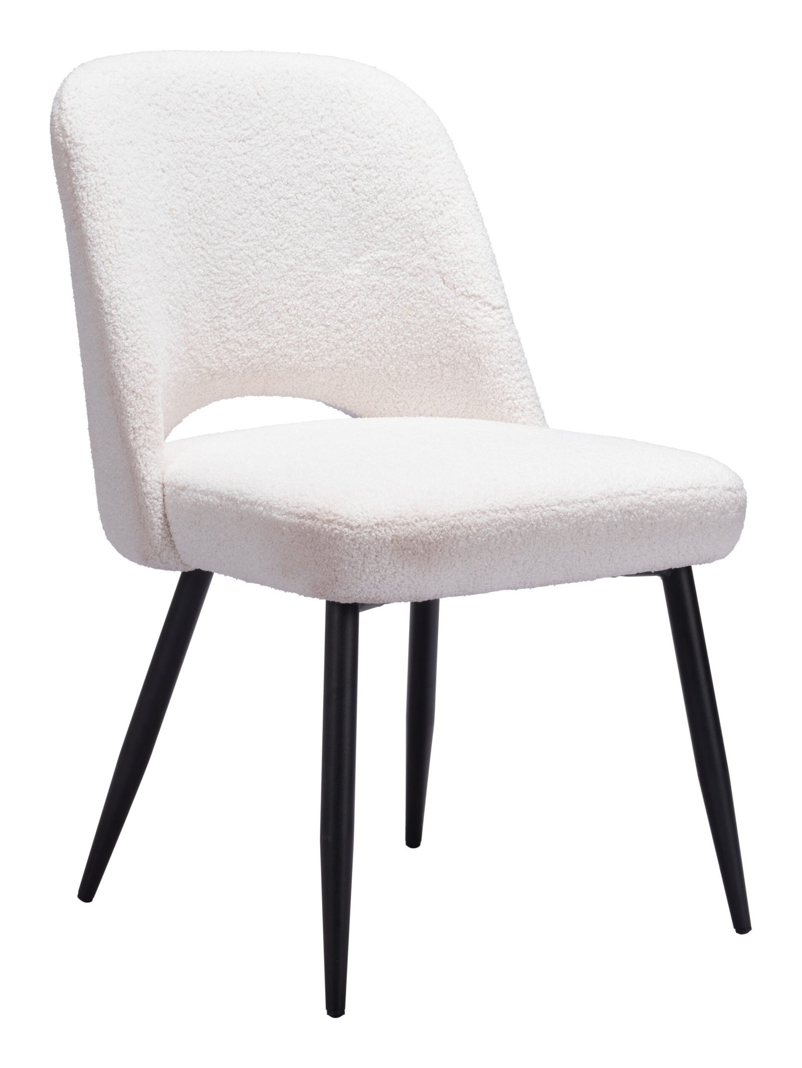 Teddy Dining Chair (Set of 2) Ivory - Image 4