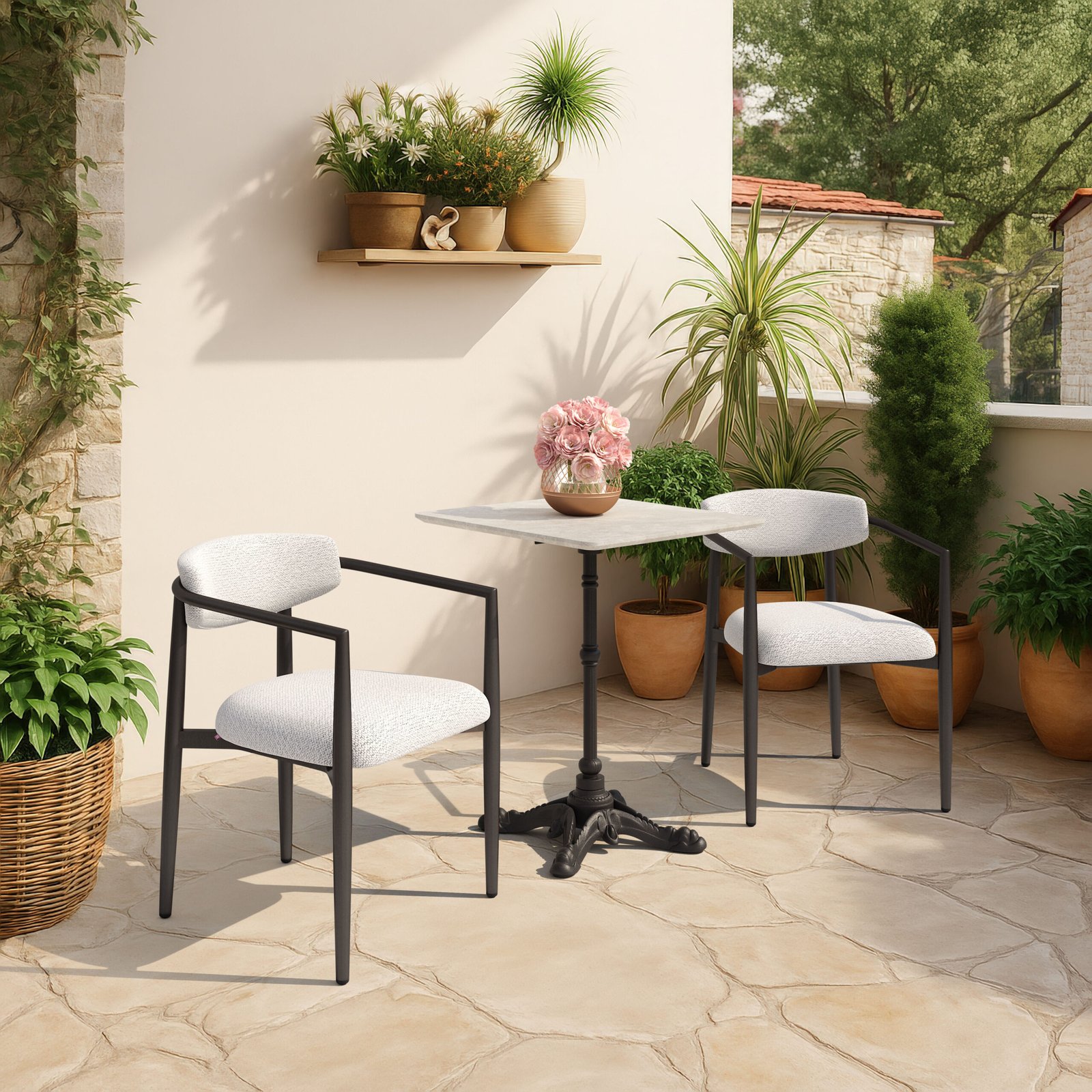 Alfresco Dining Table Gray - Image 4