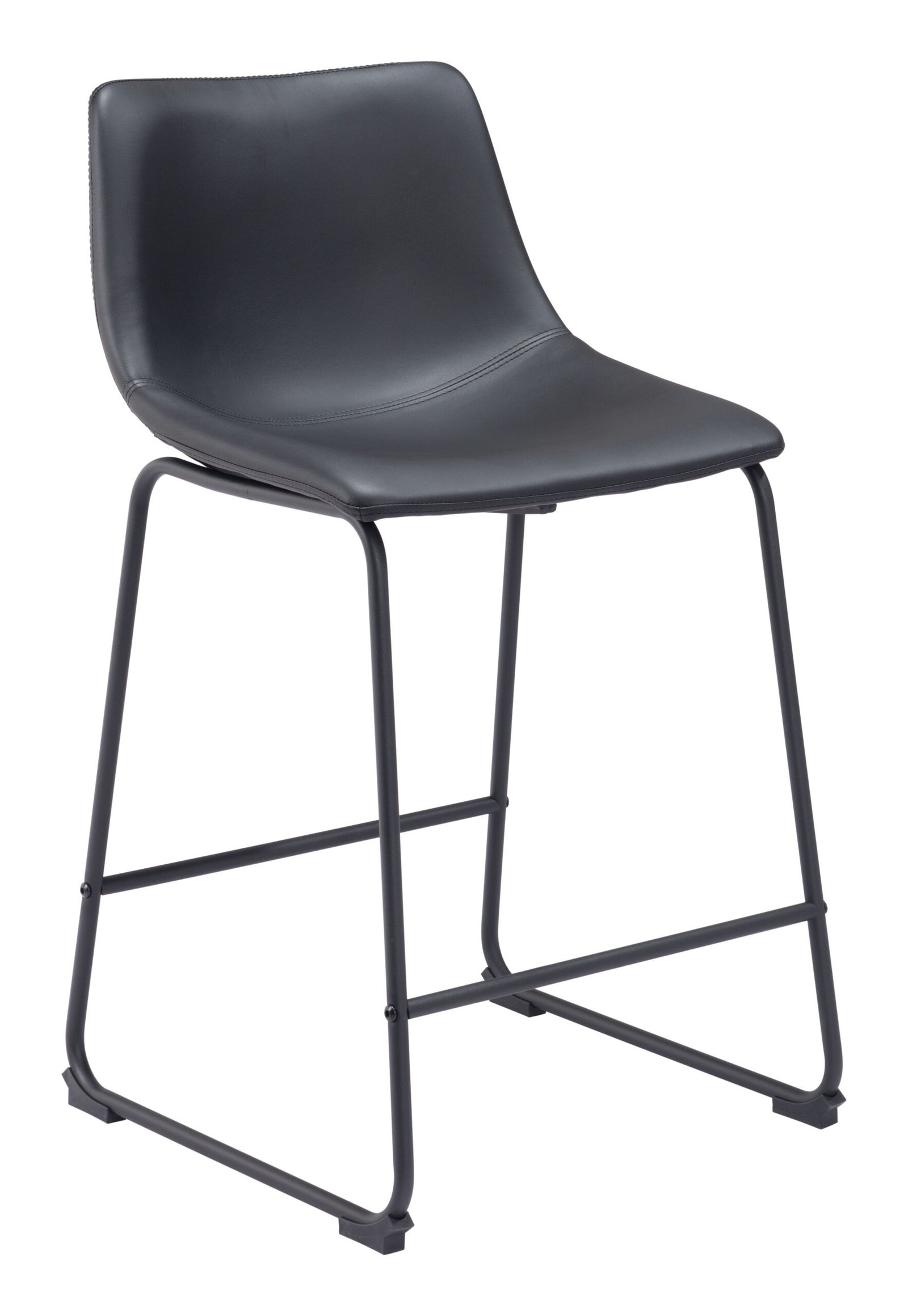 Smart Counter Stool (Set of 2) Black - Image 2