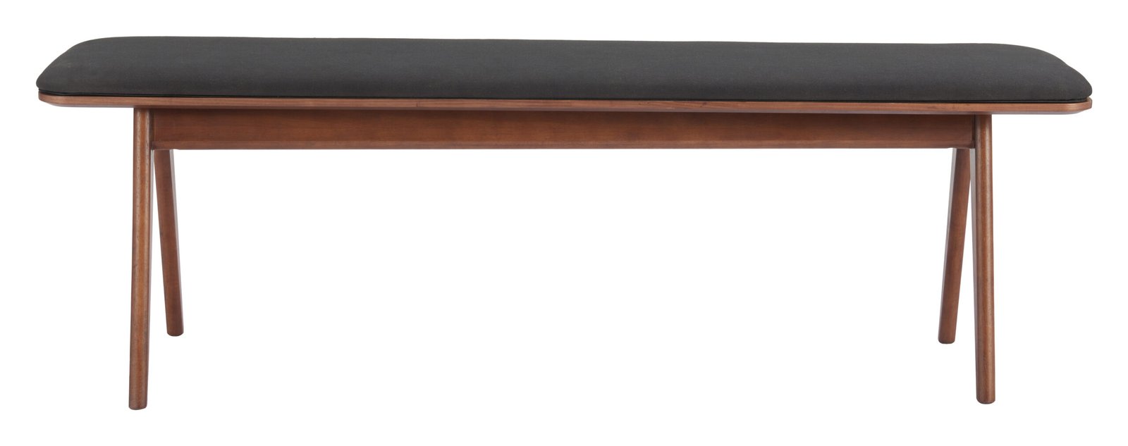 Kazwali Bench Black & Walnut - Image 5