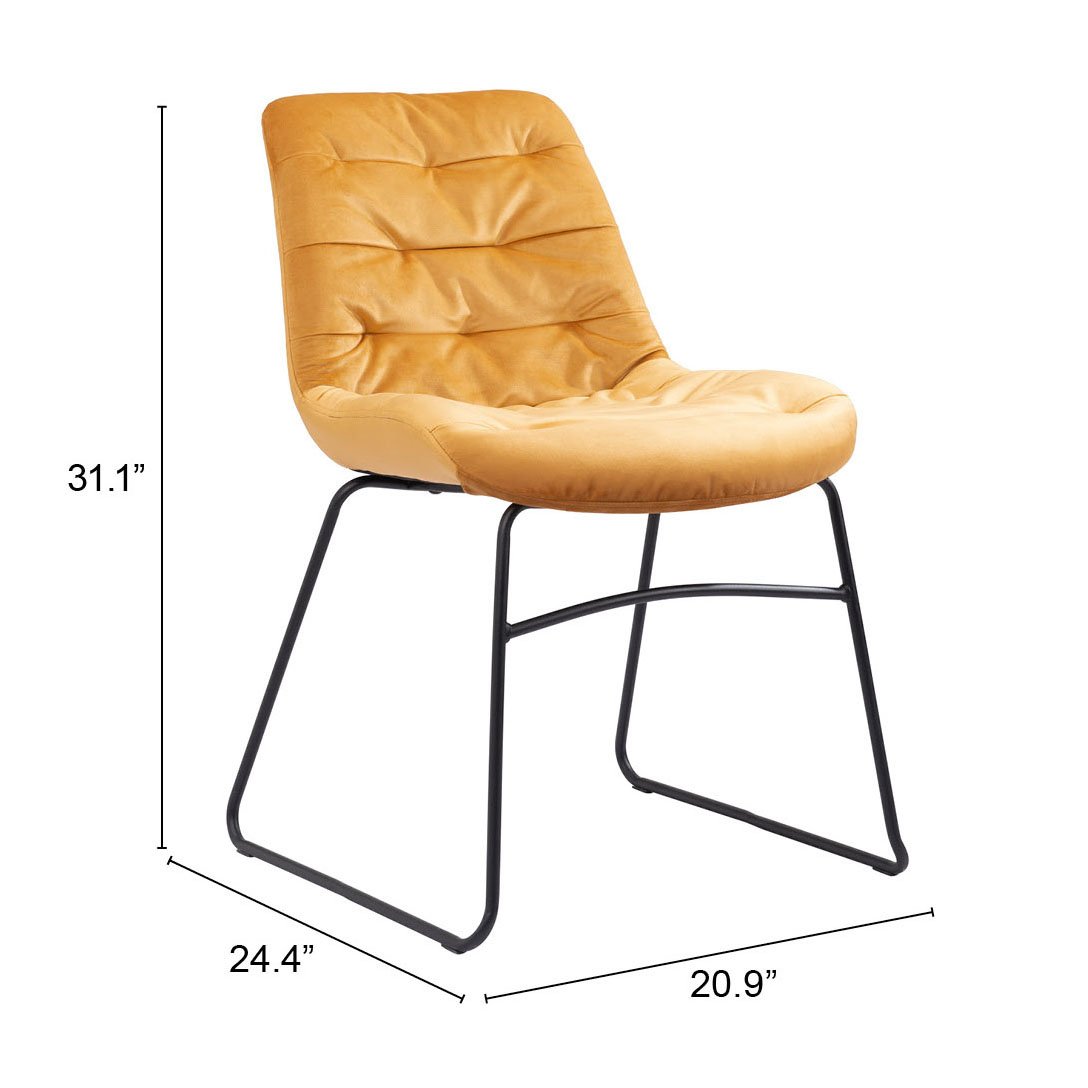 Tammy Dining Chair (Set of 2) Yellow - Image 11