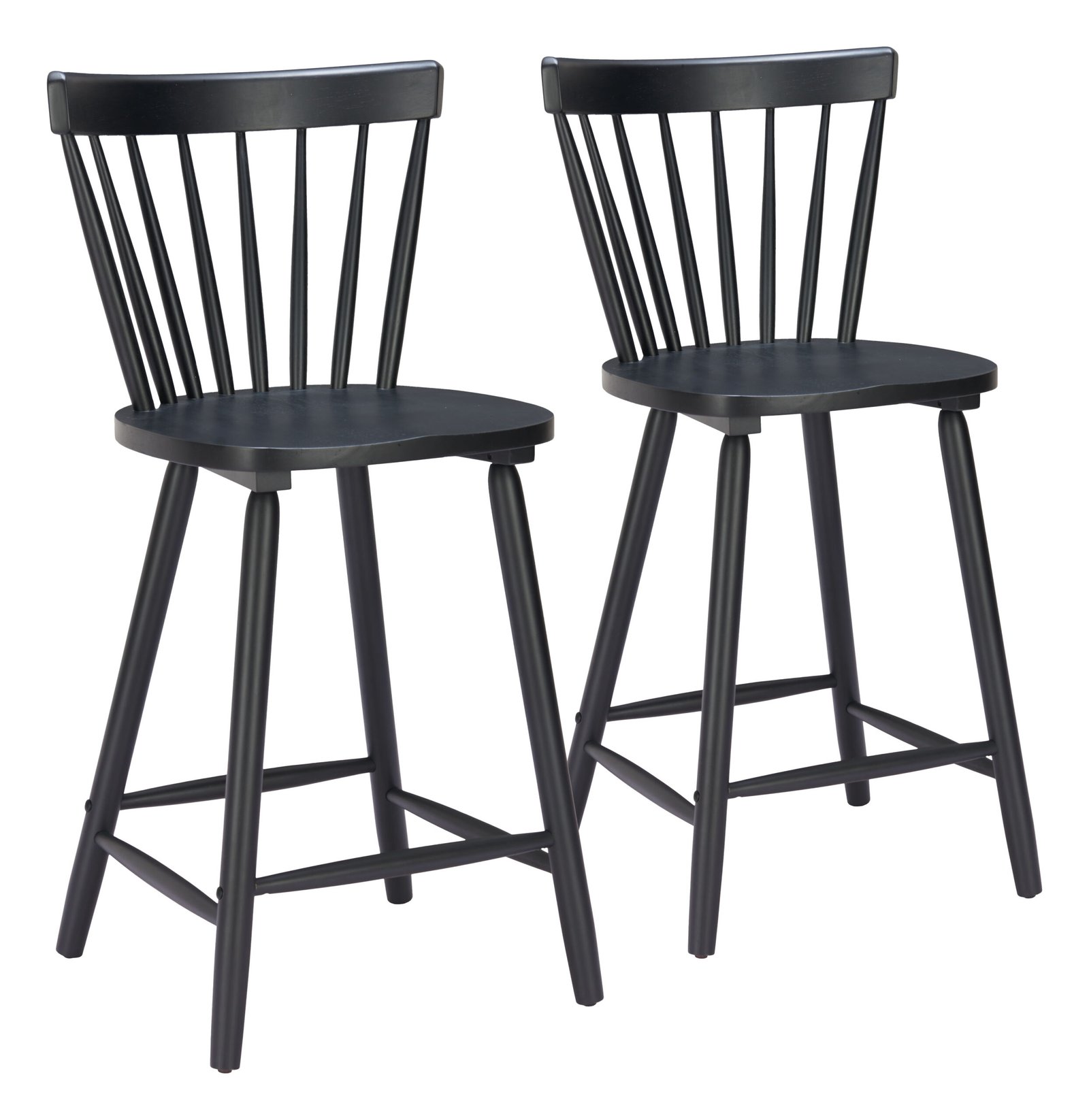 Tyce Counter Stool (Set of 2) Black - Image 9