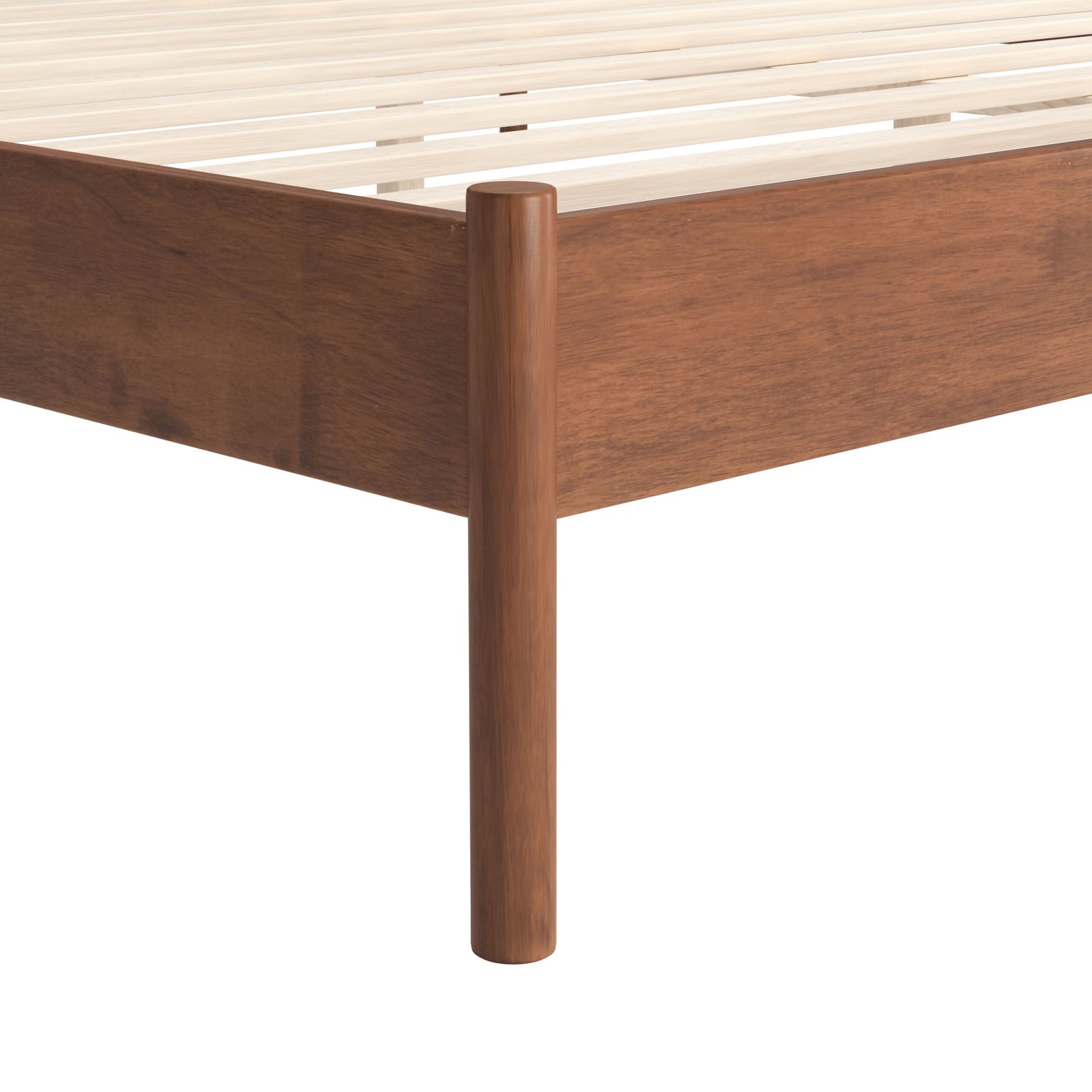 Netz King Bed Black & Walnut - Image 7