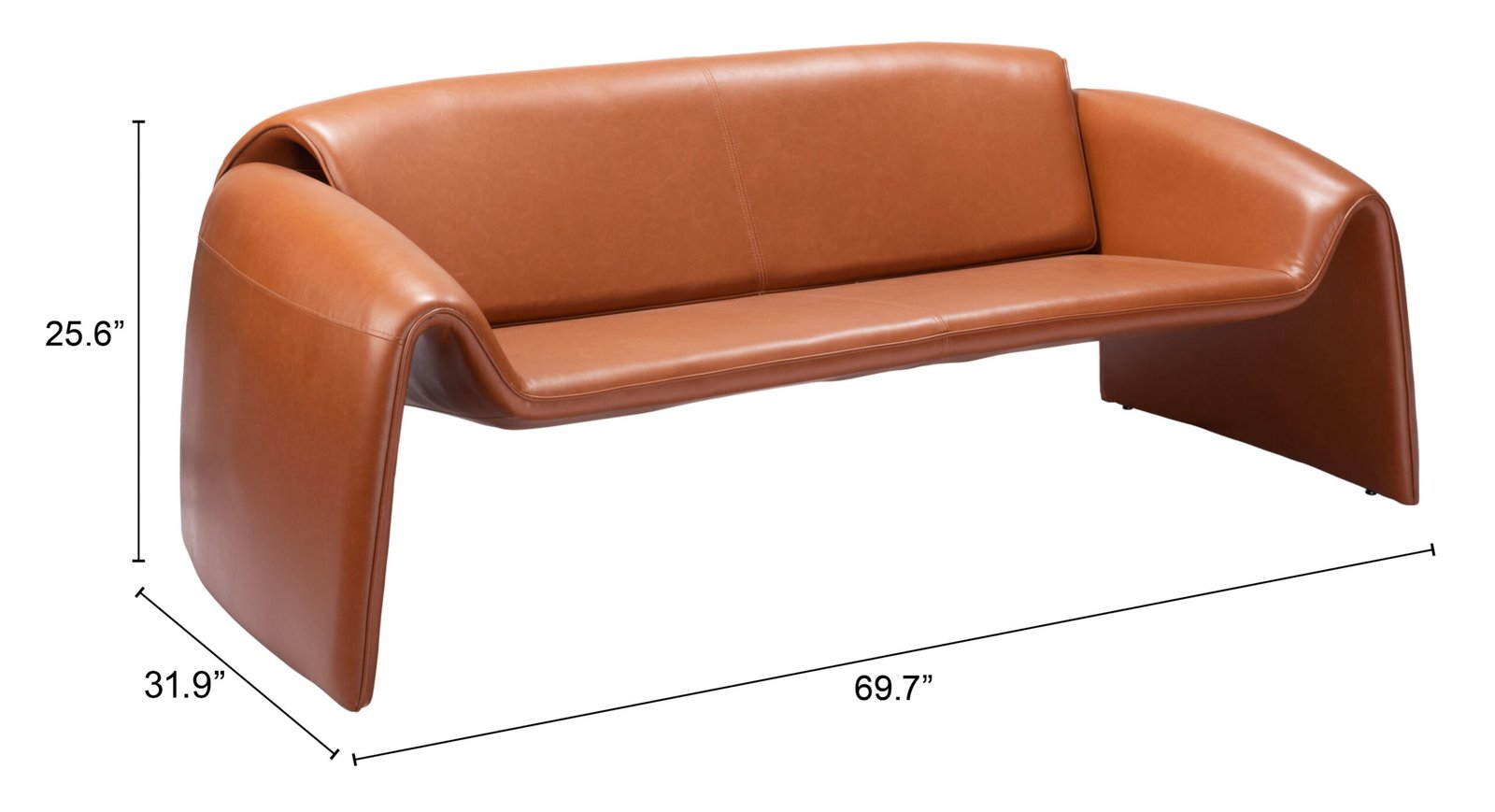 Horten Sofa Brown - Image 11