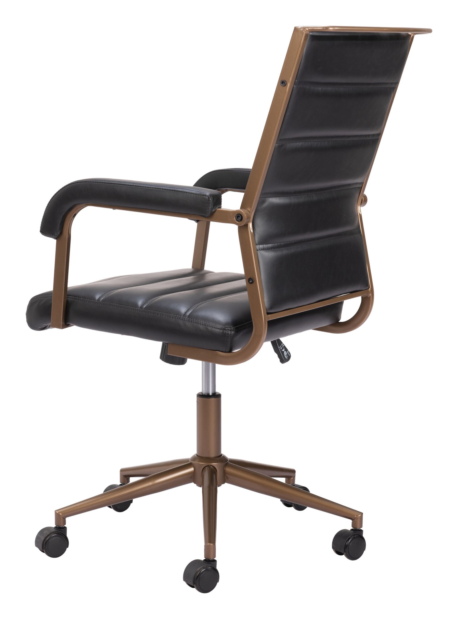 Auction Office Chair Vintage Black - Image 7
