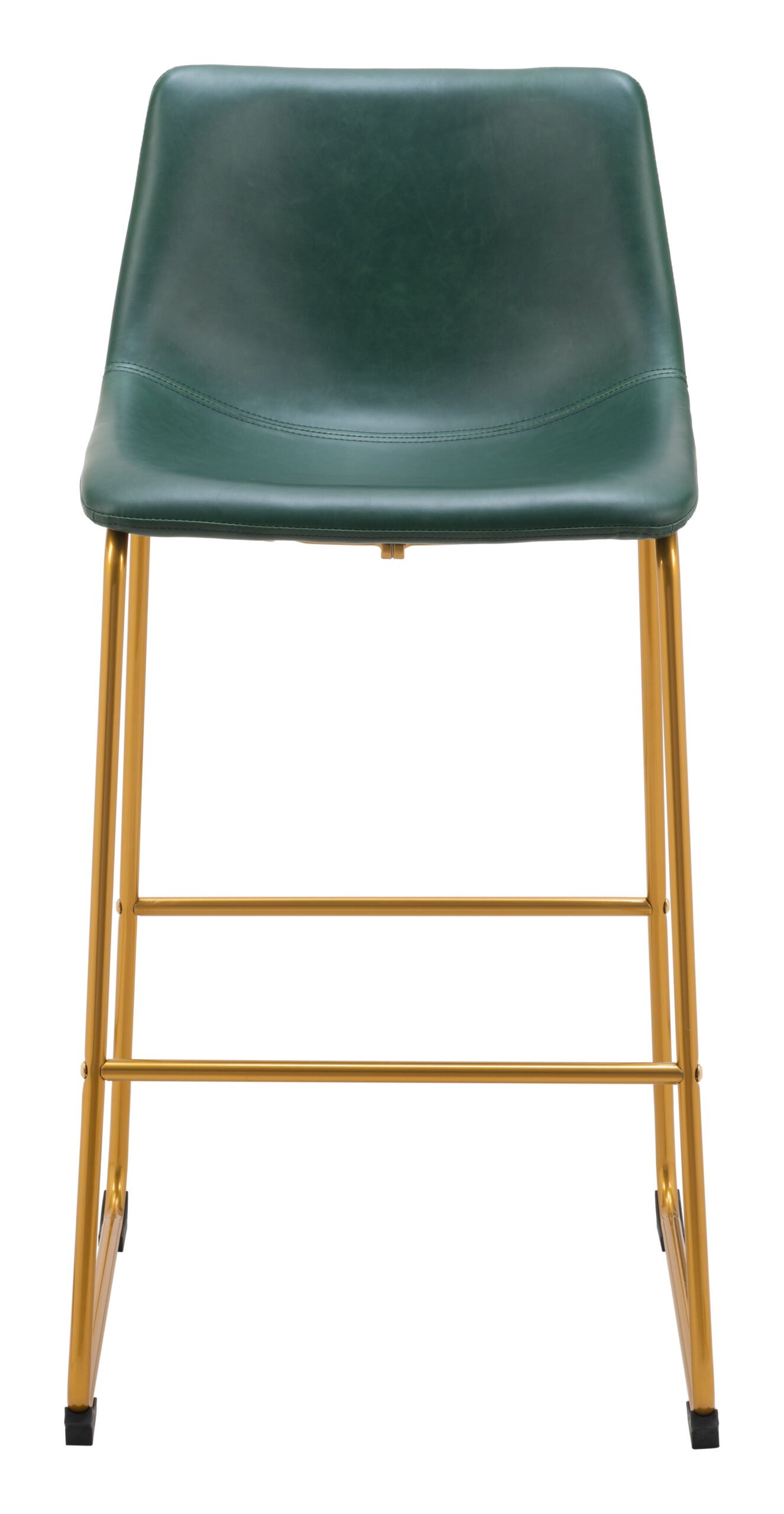 Augusta Barstool (Set of 2) Green & Gold - Image 4