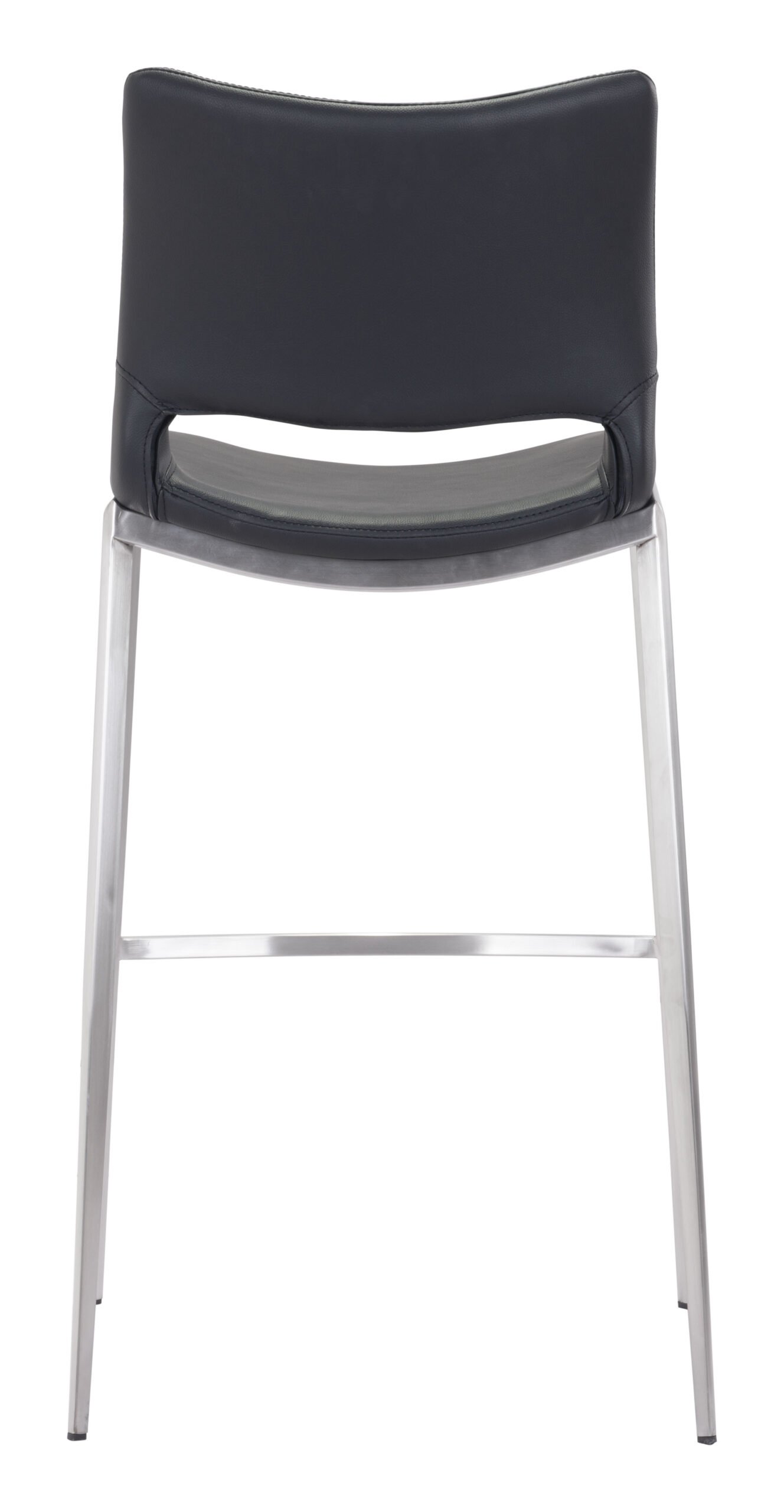 Ace Barstool (Set of 2) Black & Silver - Image 6