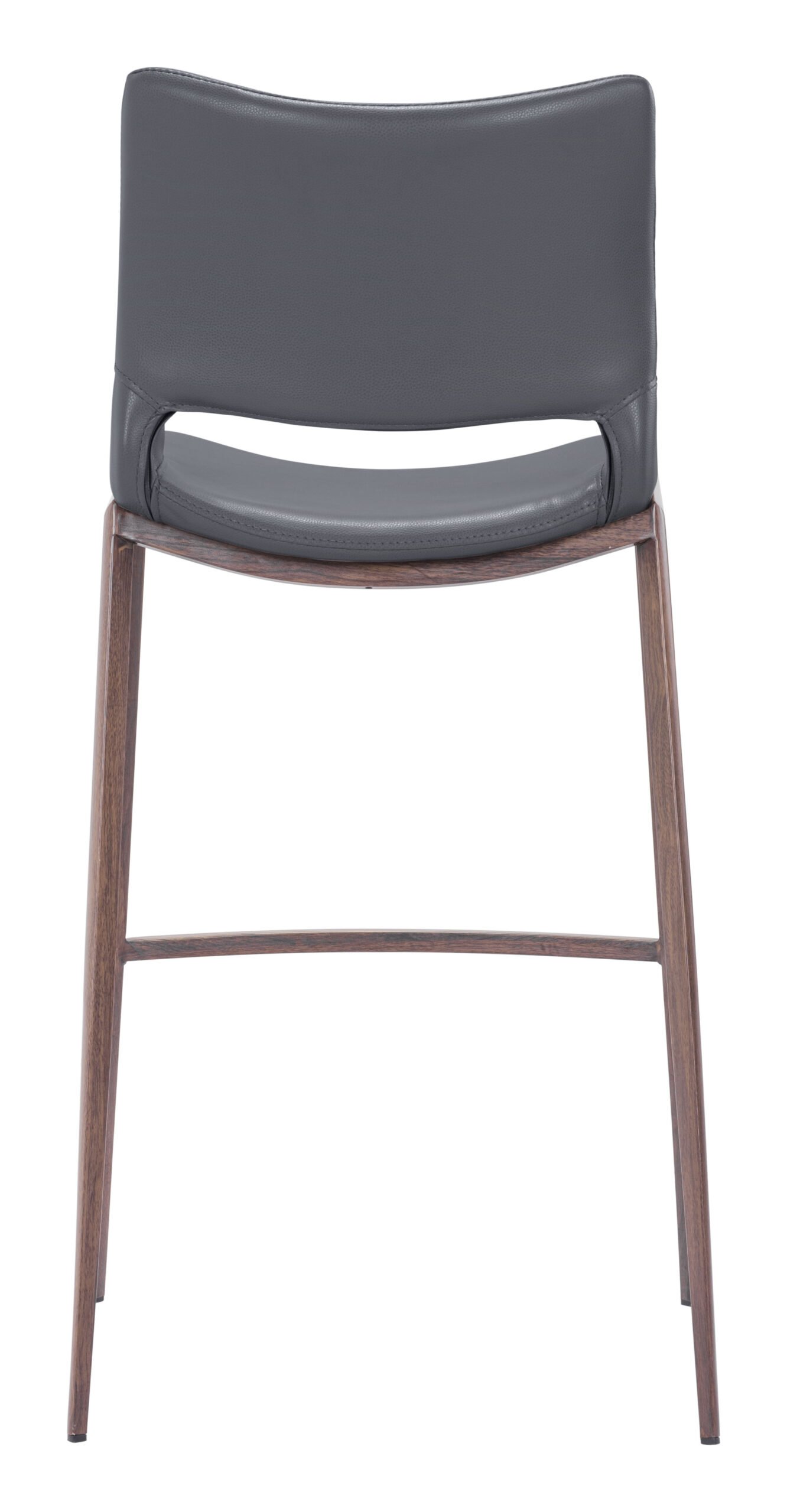 Ace Barstool (Set of 2) Dark Gray & Walnut - Image 6