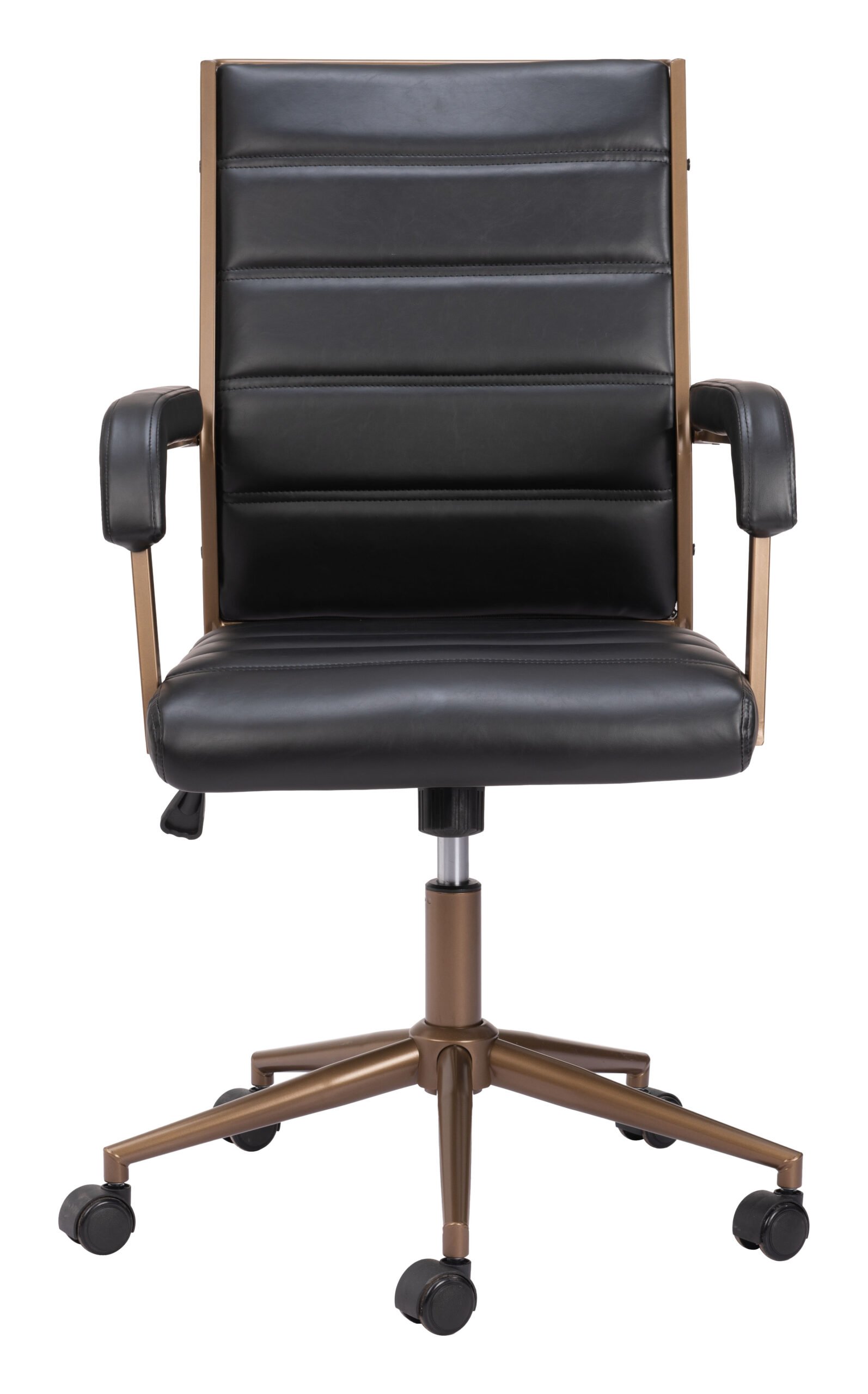 Auction Office Chair Vintage Black - Image 5